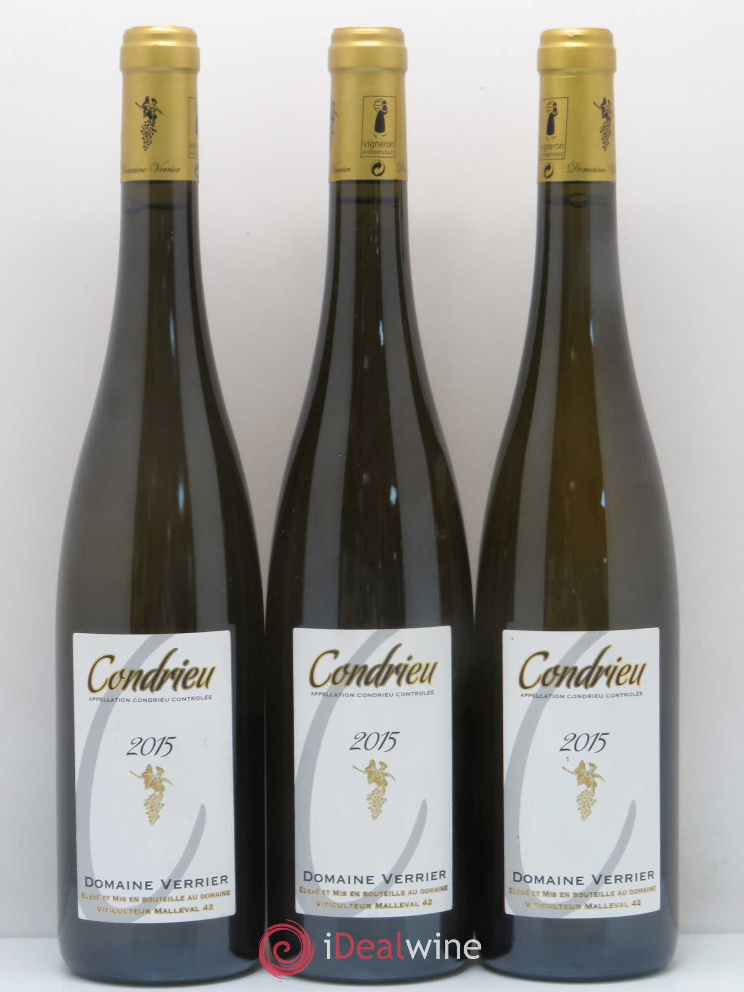 Condrieu Domaine Verrier 2015 - Posten von 3 Flaschen - 0