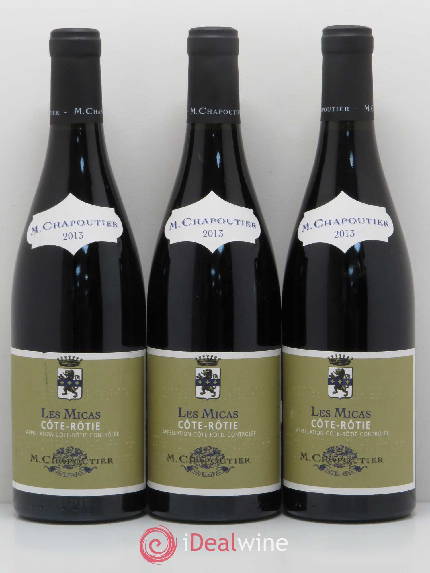 Côte-Rôtie Chapoutier Les Micas Chapoutier 2013 - Posten von 6 Flaschen - 2