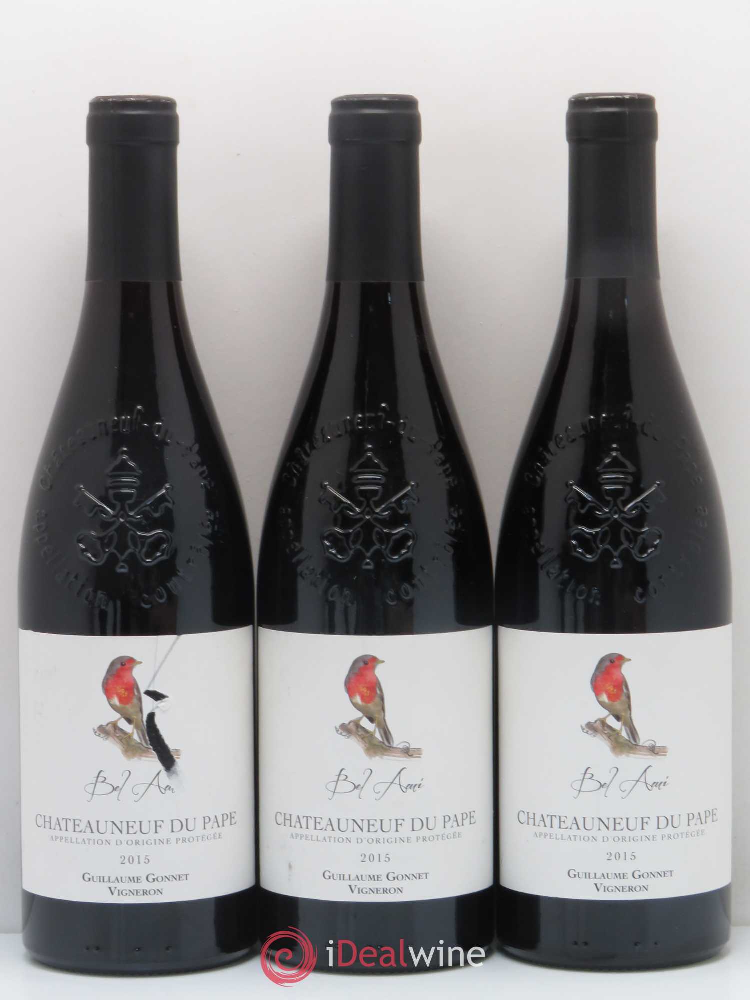 Châteauneuf-du-Pape Bel Ami Guillaume Gonnet 2015 - Posten von 6 Flaschen - 1