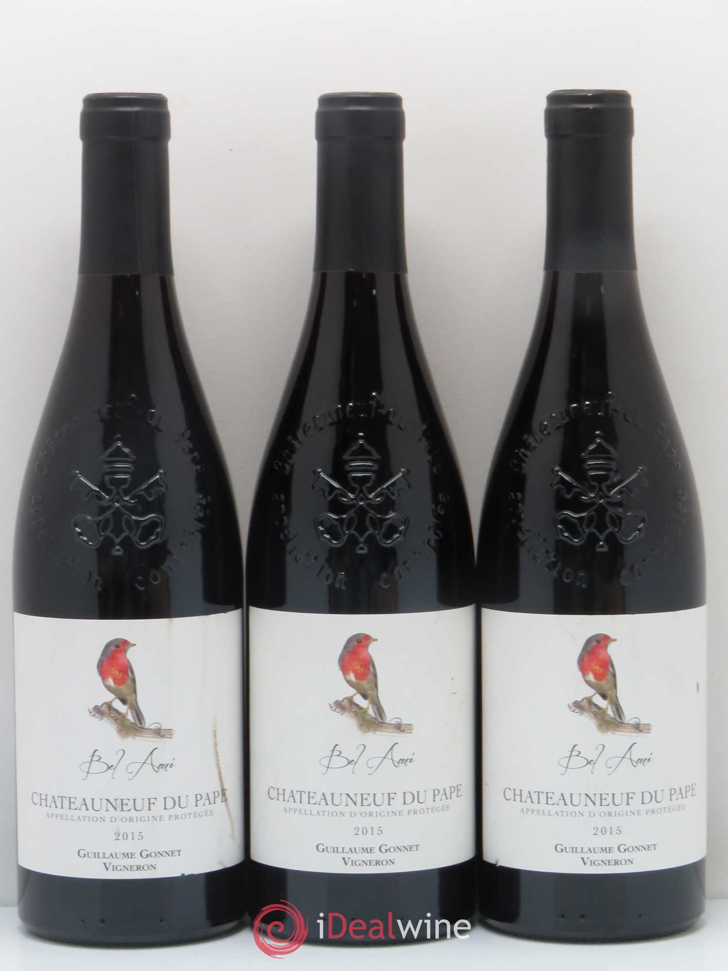 Châteauneuf-du-Pape Bel Ami Guillaume Gonnet 2015 - Posten von 6 Flaschen - 2