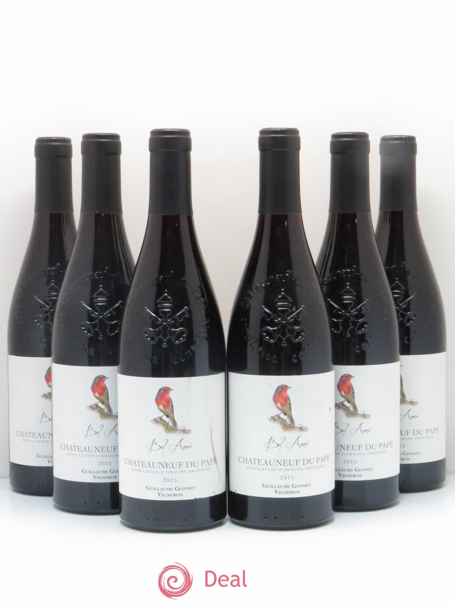 Châteauneuf-du-Pape Bel Ami Guillaume Gonnet 2015 - Posten von 6 Flaschen - 0