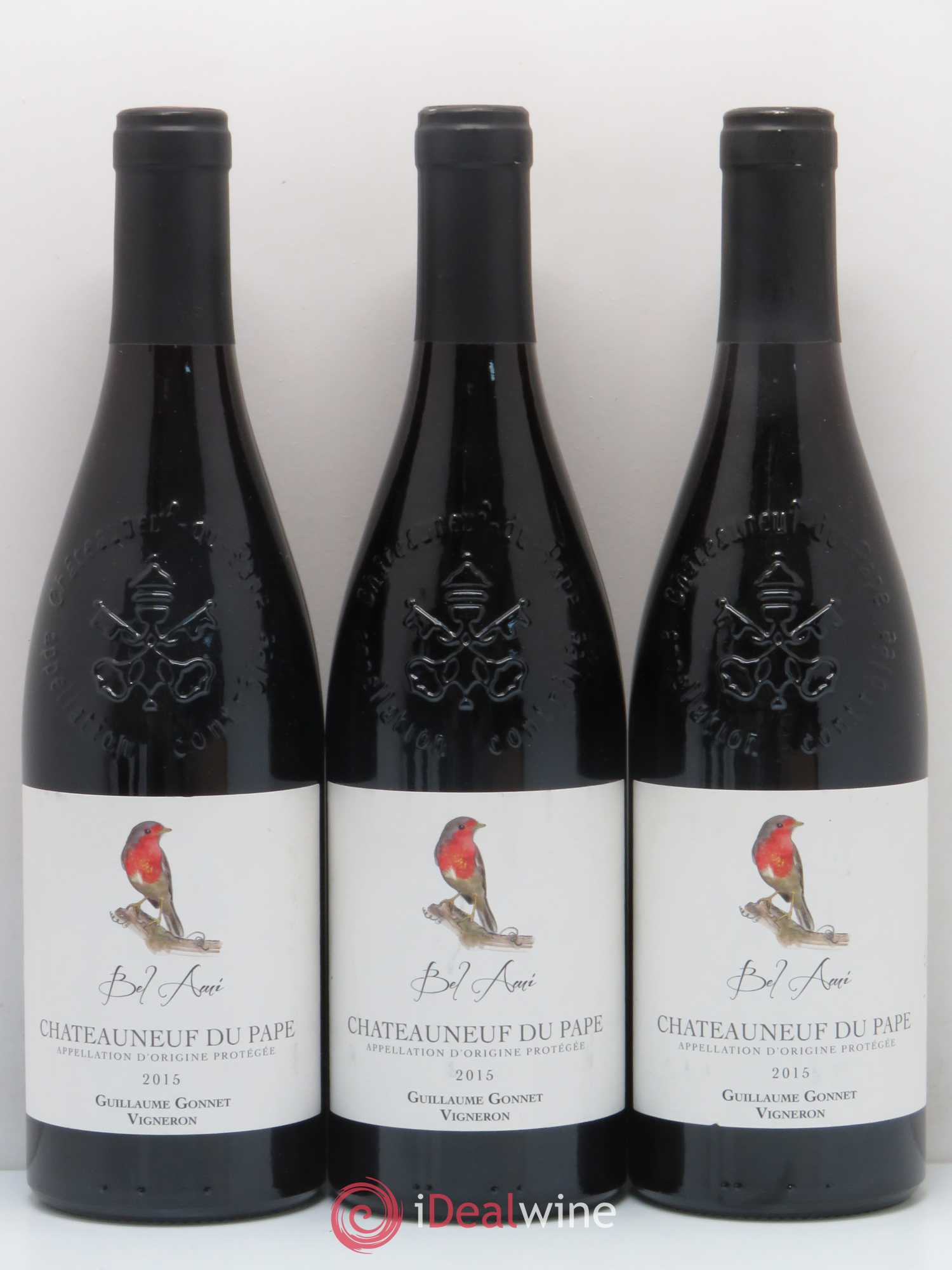 Châteauneuf-du-Pape Bel Ami Guillaume Gonnet 2015 - Posten von 6 Flaschen - 1