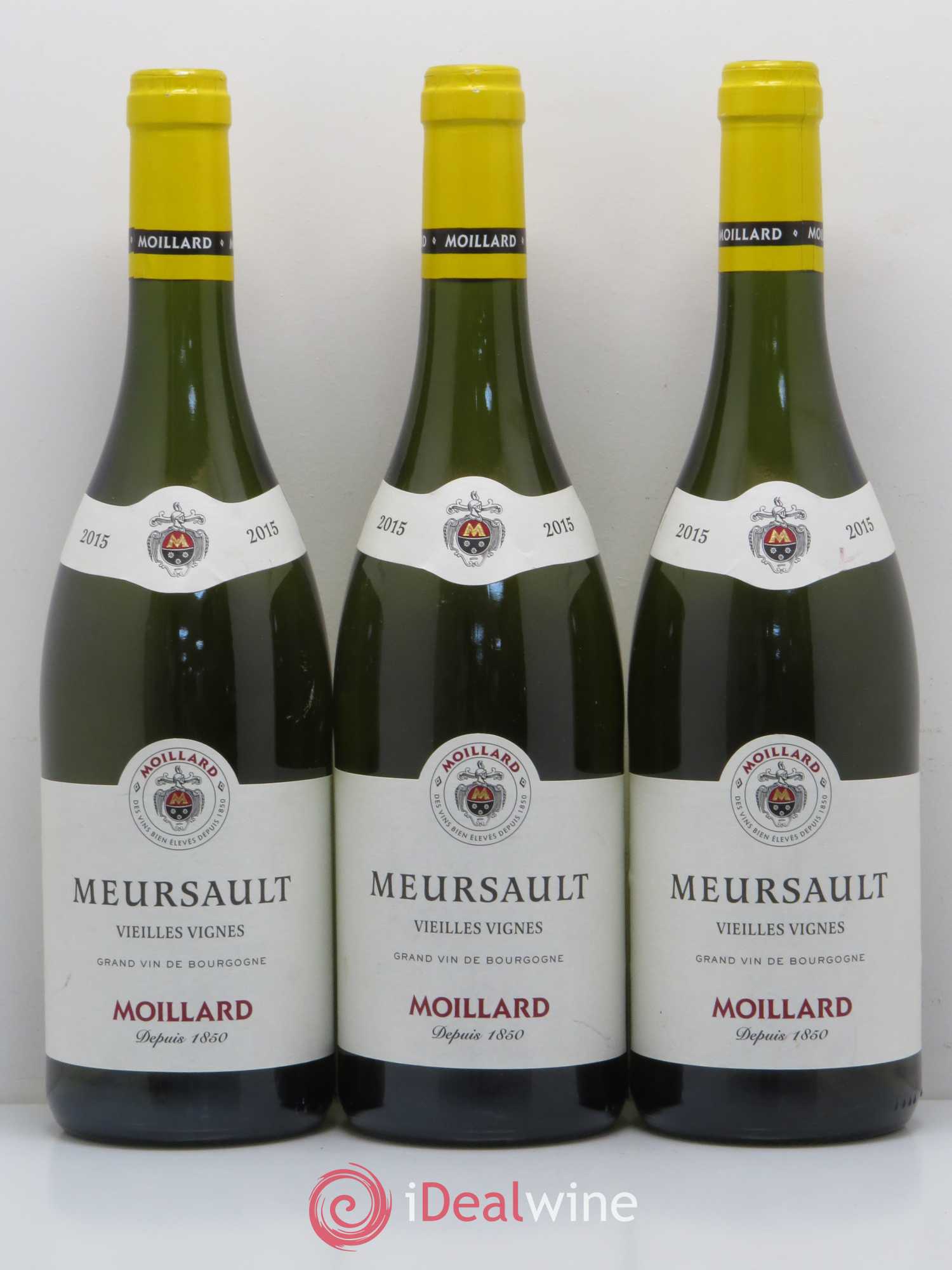 Meursault Vieilles Vignes Moillard 2015 - Posten von 6 Flaschen - 2
