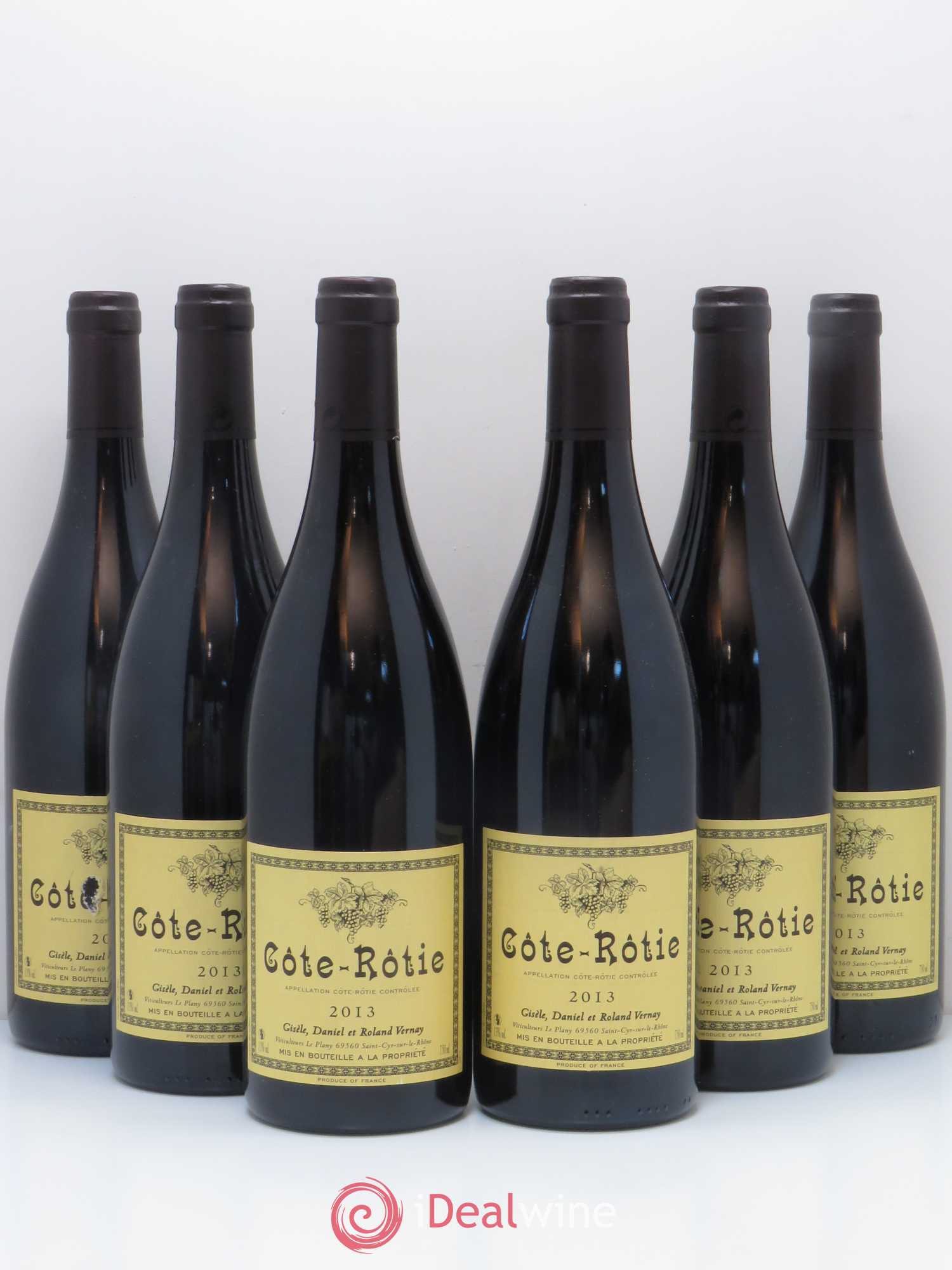 Côte-Rôtie Gisèle Vernay 2013 - Posten von 6 Flaschen - 0