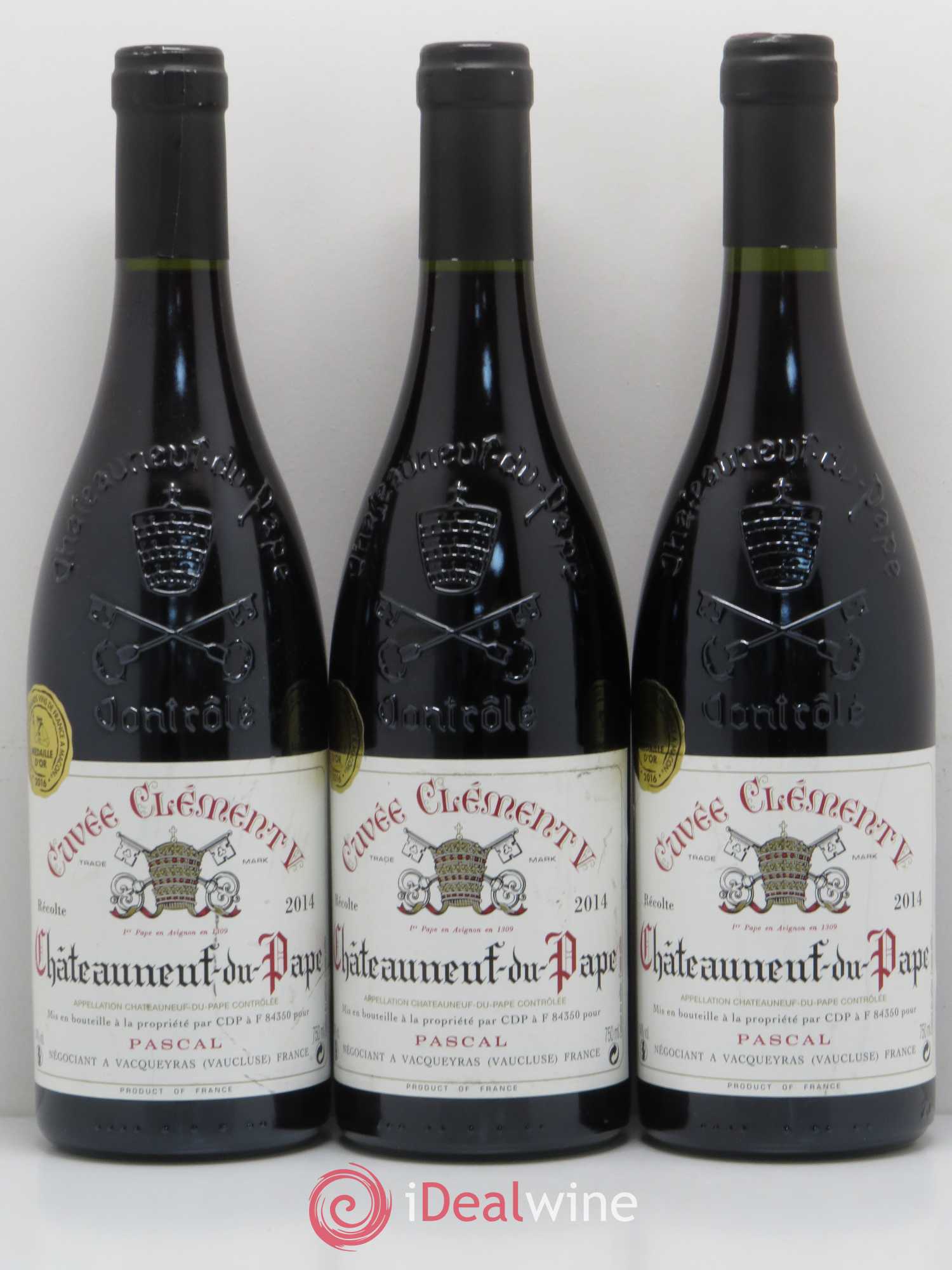 Châteauneuf-du-Pape Cuvee Clement V Pascal 2014 - Lot de 6 bouteilles - 2