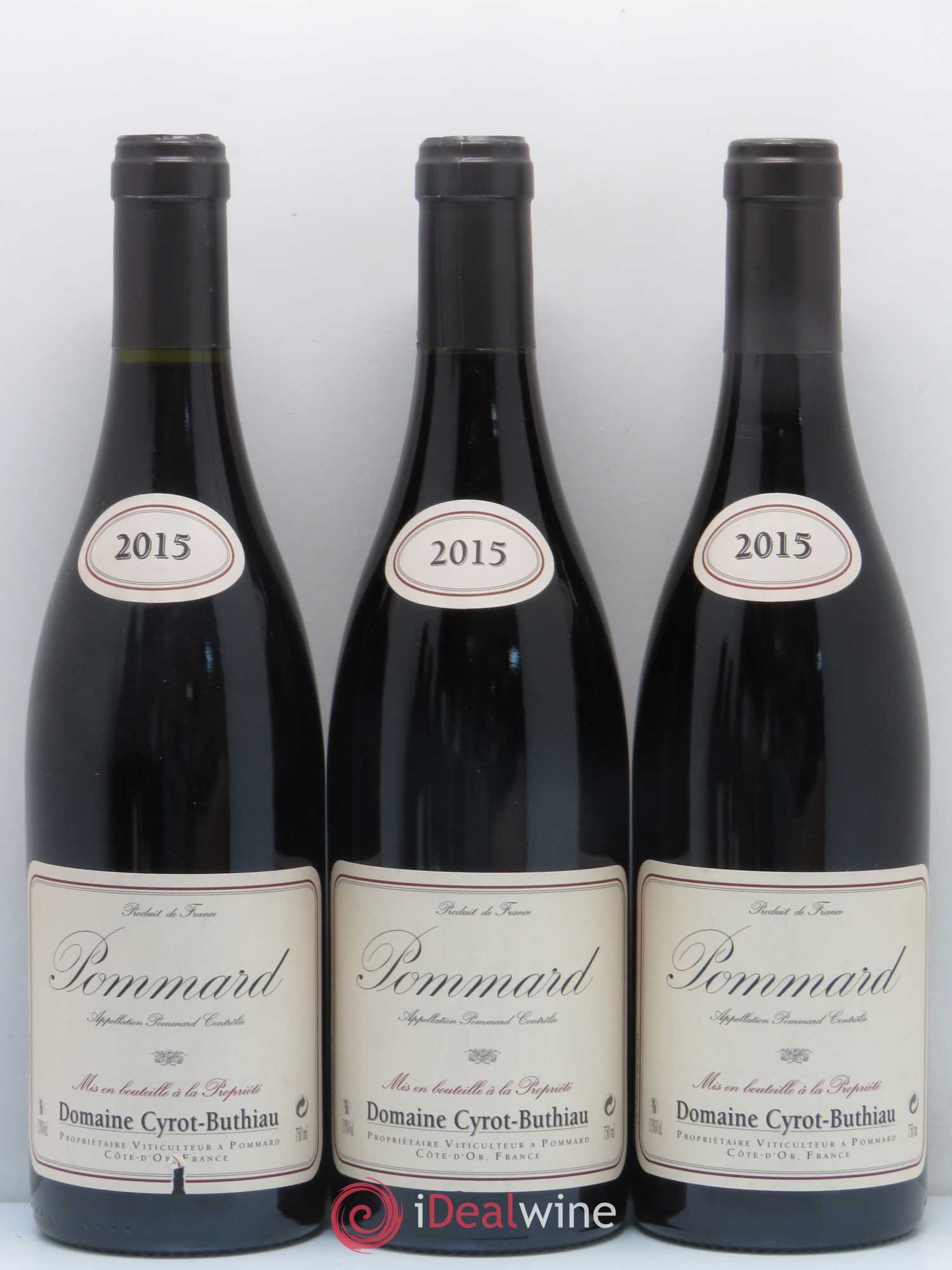 Pommard Domaine Cyrot Buthiau (sans prix de réserve) 2015 - Posten von 6 Flaschen - 1