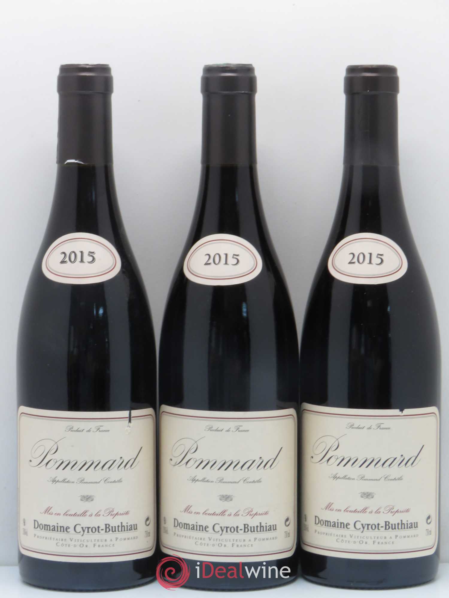 Pommard Domaine Cyrot Buthiau (sans prix de réserve) 2015 - Posten von 6 Flaschen - 2