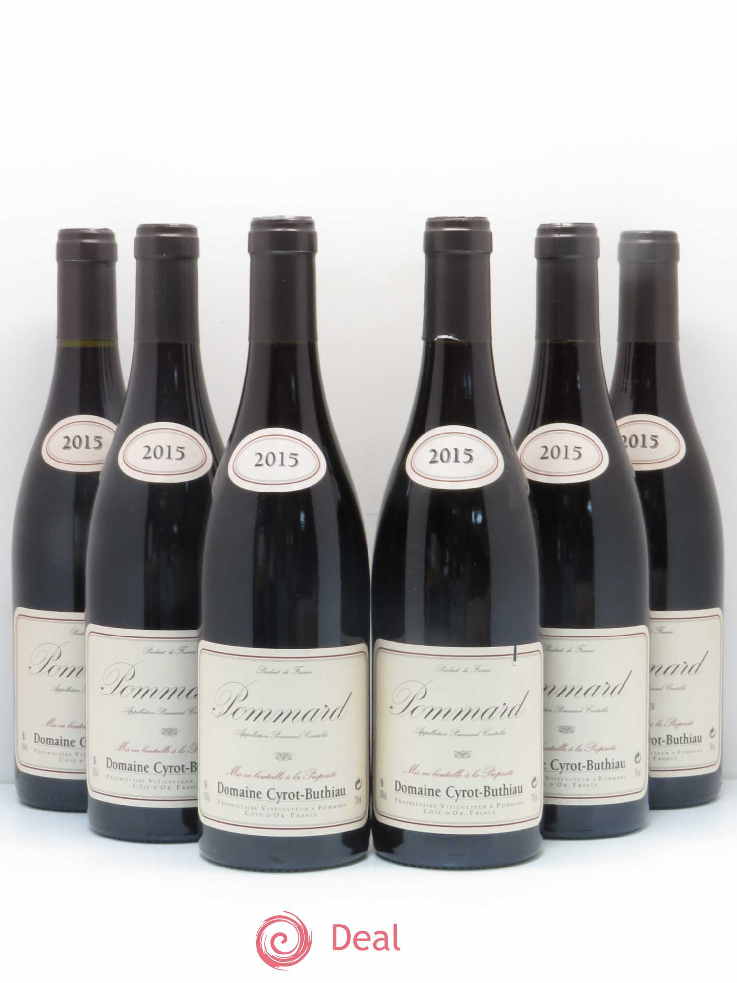 Pommard Domaine Cyrot Buthiau (sans prix de réserve) 2015 - Posten von 6 Flaschen - 0