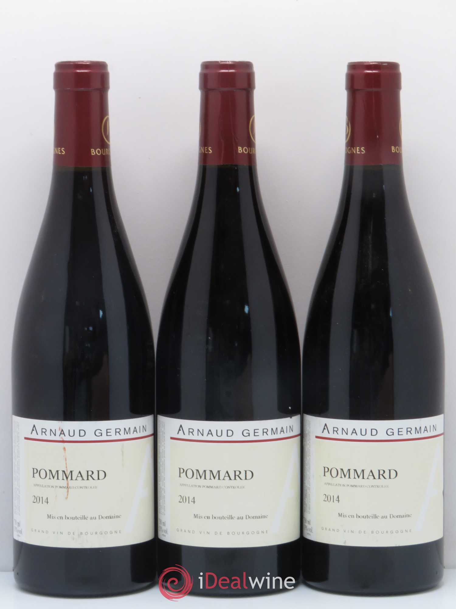 Pommard Arnaud Germain 2014 - Posten von 6 Flaschen - 2
