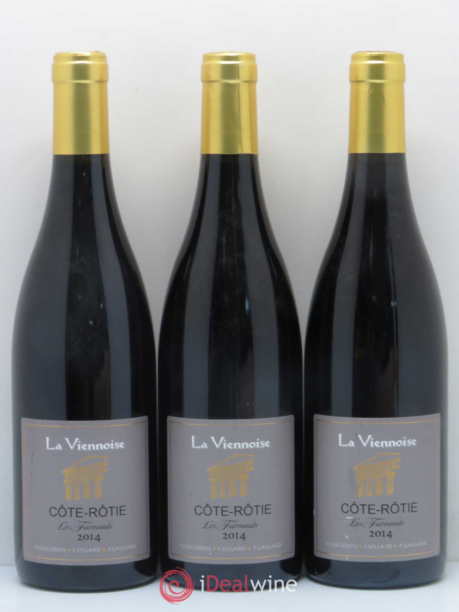 Côte-Rôtie Les Farnauds La Viennoise 2014 - Posten von 3 Flaschen - 0
