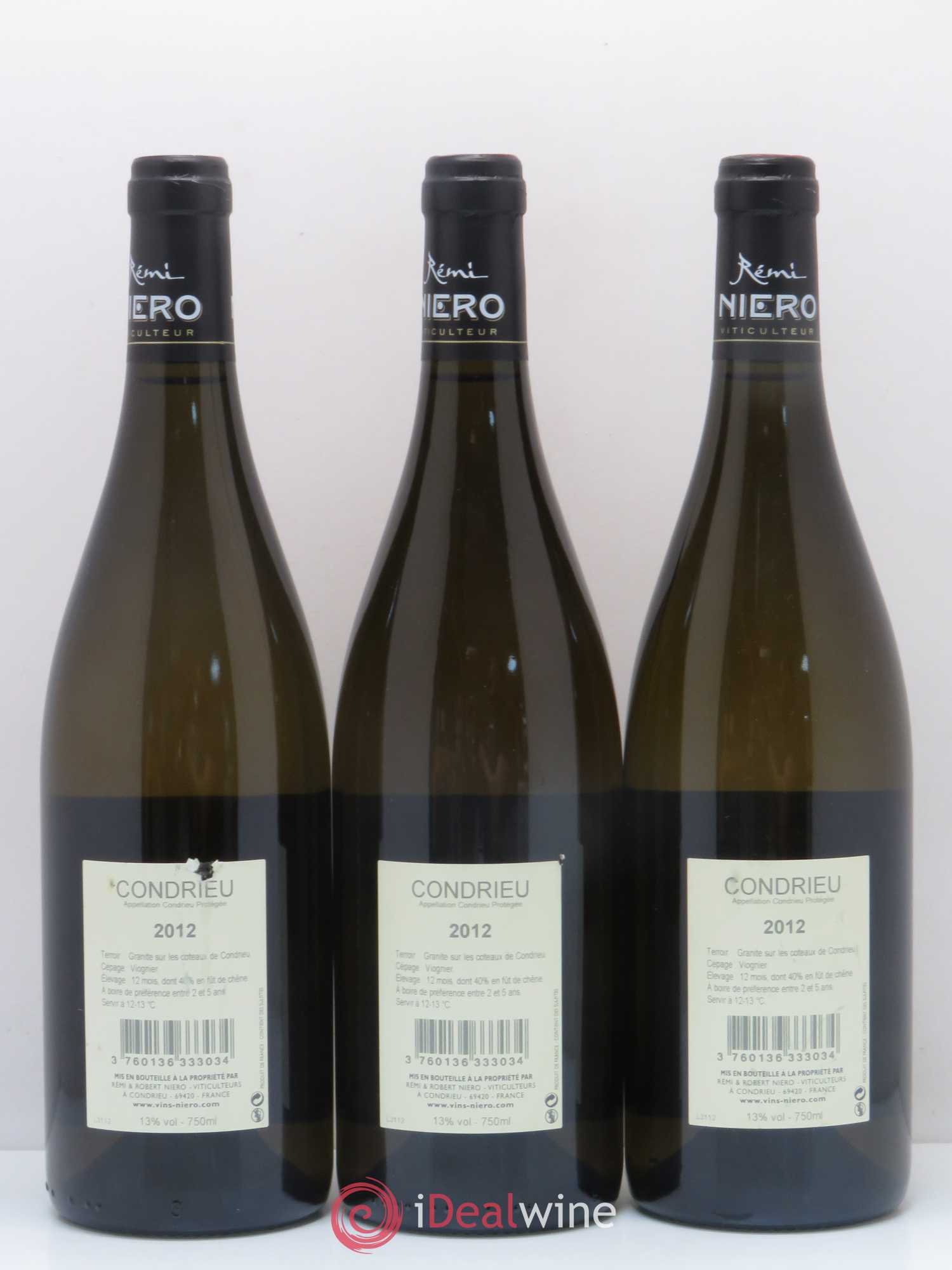 Condrieu Rémi Niero 2012 - Posten von 3 Flaschen - 1