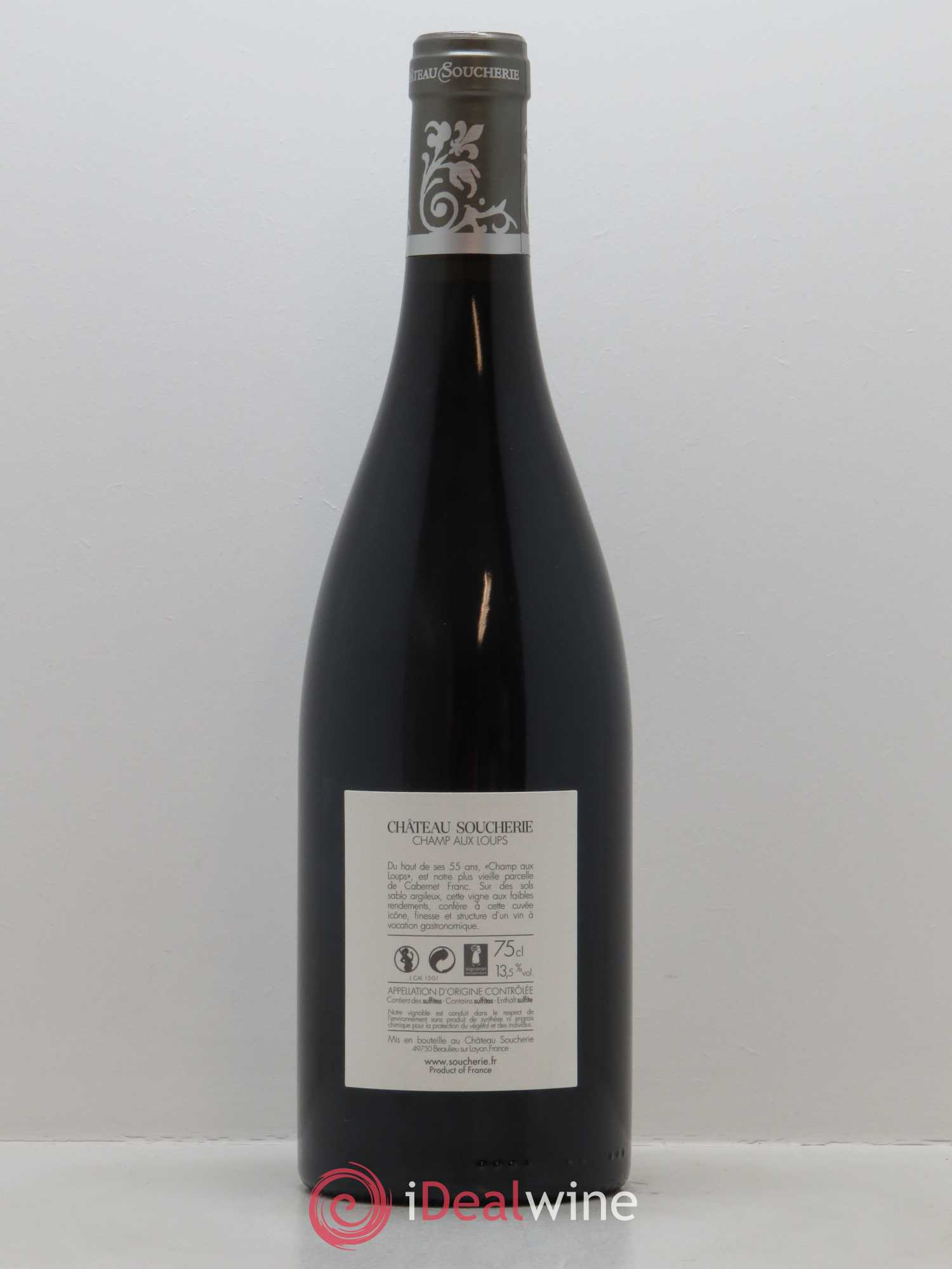 Anjou Villages Champ aux Loups Château Soucherie 2015 - Lot de 1 bouteille - 1