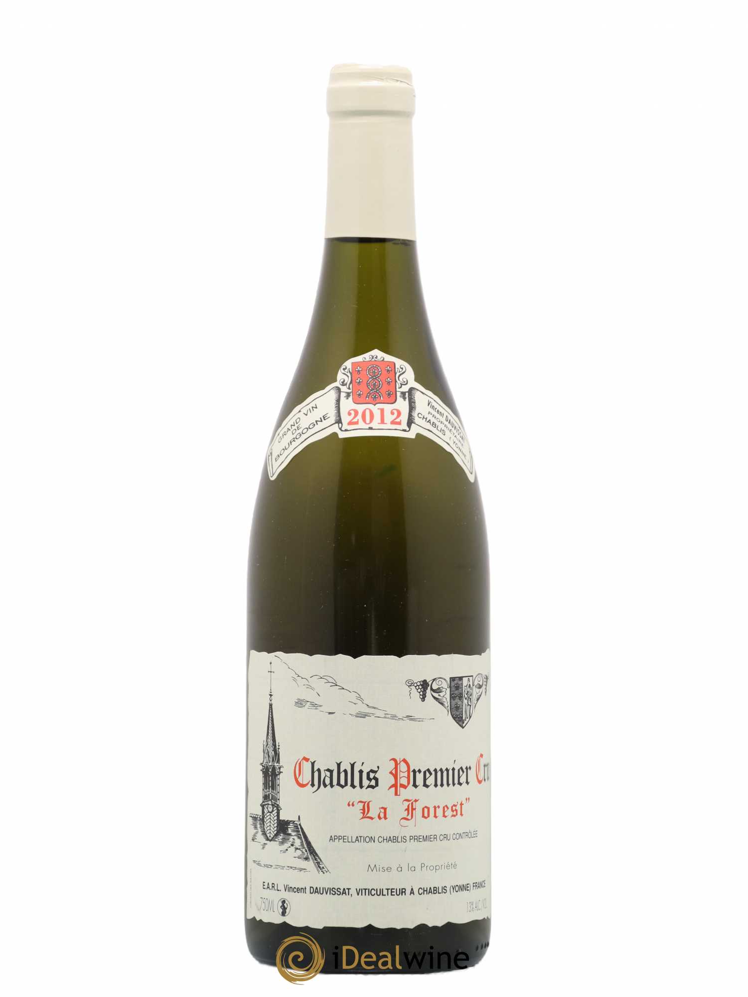 Chablis 1er Cru La Forest Vincent Dauvissat (Domaine) 2012 - Lot de 1 bouteille - 0