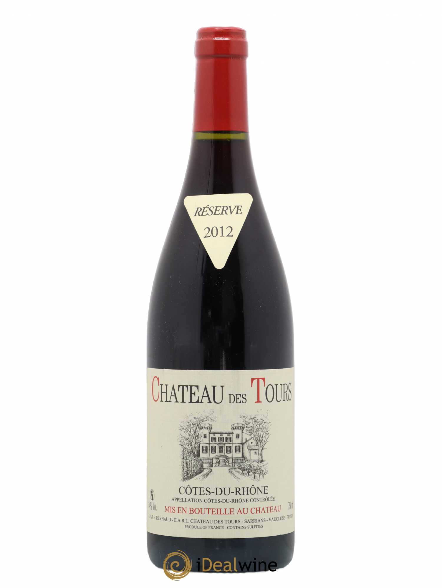 Côtes-du-Rhône Château des Tours Emmanuel Reynaud 2012 - Lot de 1 bouteille - 0