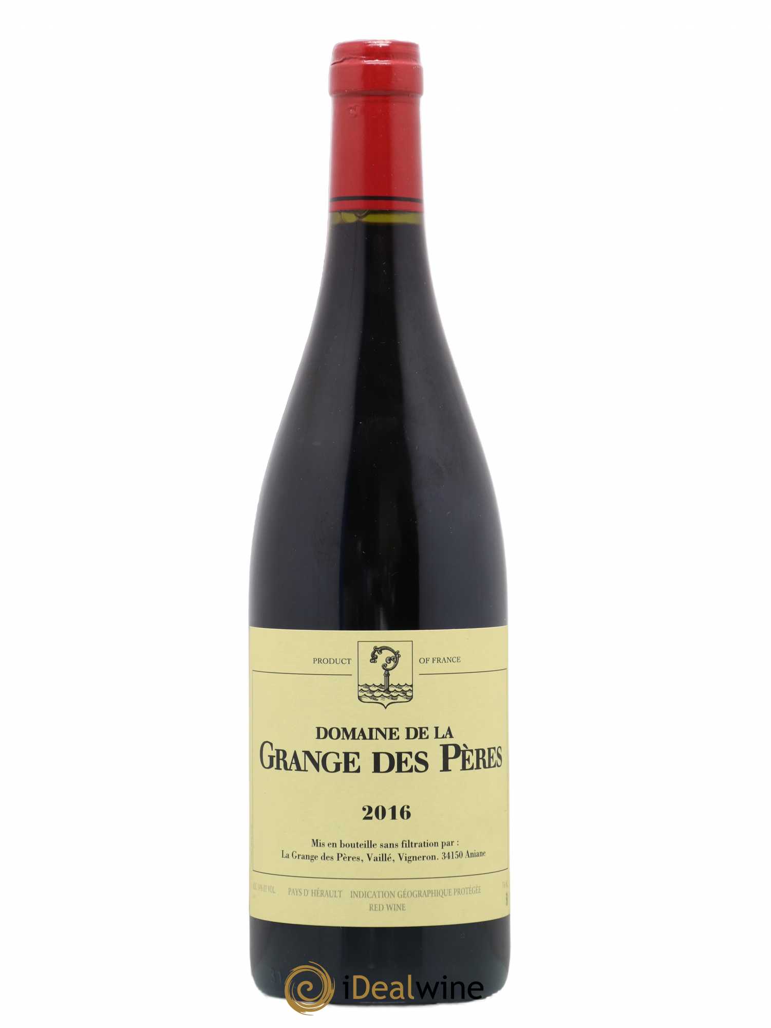 Pays d'Hérault Grange des Pères Laurent Vaillé 2016 - Lot de 1 bouteille - 0