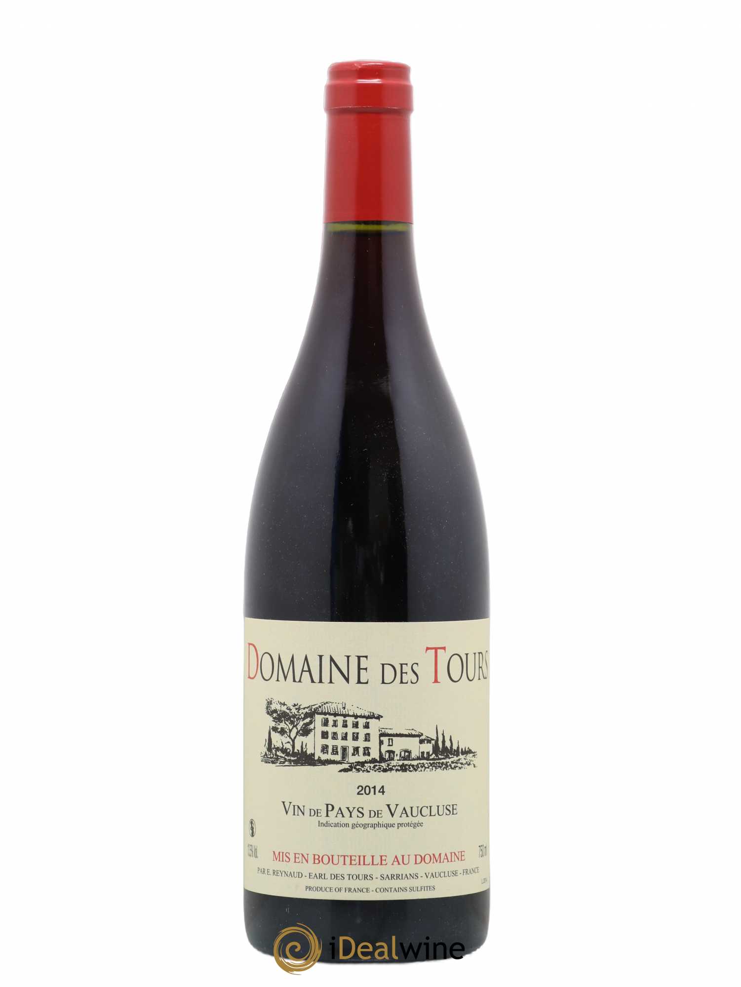 Vaucluse (Vin de Pays de Vaucluse) Domaine des Tours Emmanuel Reynaud 2014 - Lot de 1 bouteille - 0