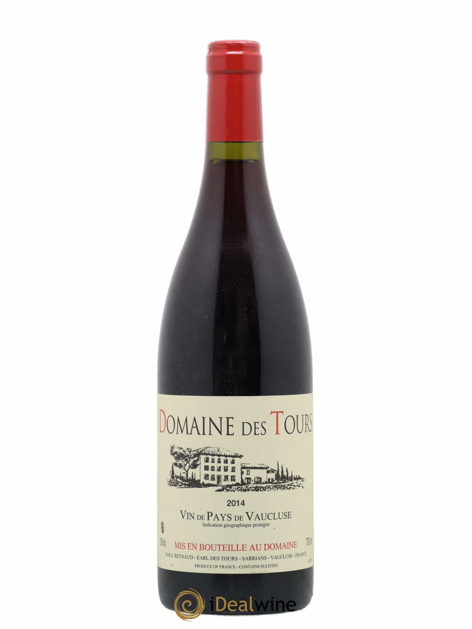 Vaucluse (Vin de Pays de Vaucluse) Domaine des Tours Emmanuel Reynaud 2014 - Lot de 1 bouteille - 0