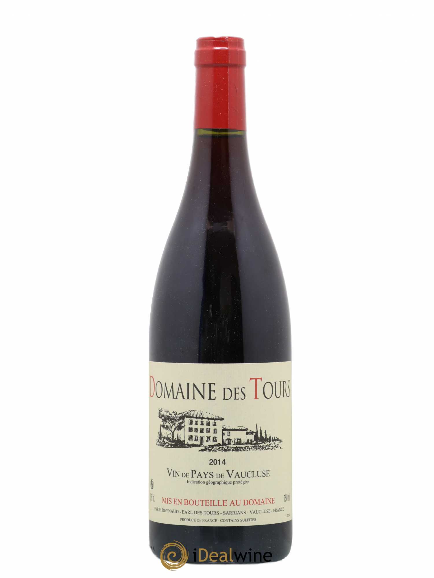 Vaucluse (Vin de Pays de Vaucluse) Domaine des Tours Emmanuel Reynaud 2014 - Lot de 1 bouteille - 0