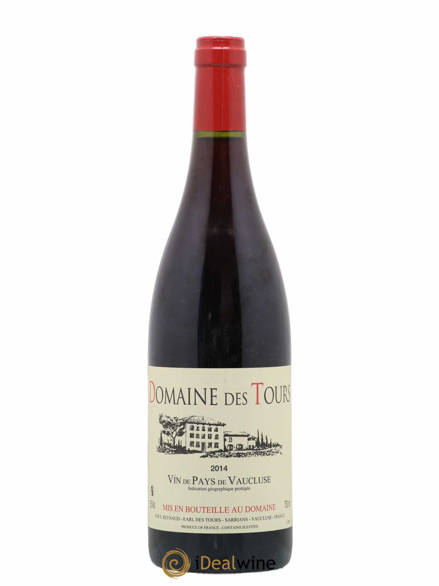 Vaucluse (Vin de Pays de Vaucluse) Domaine des Tours Emmanuel Reynaud 2014 - Lot de 1 bouteille - 0