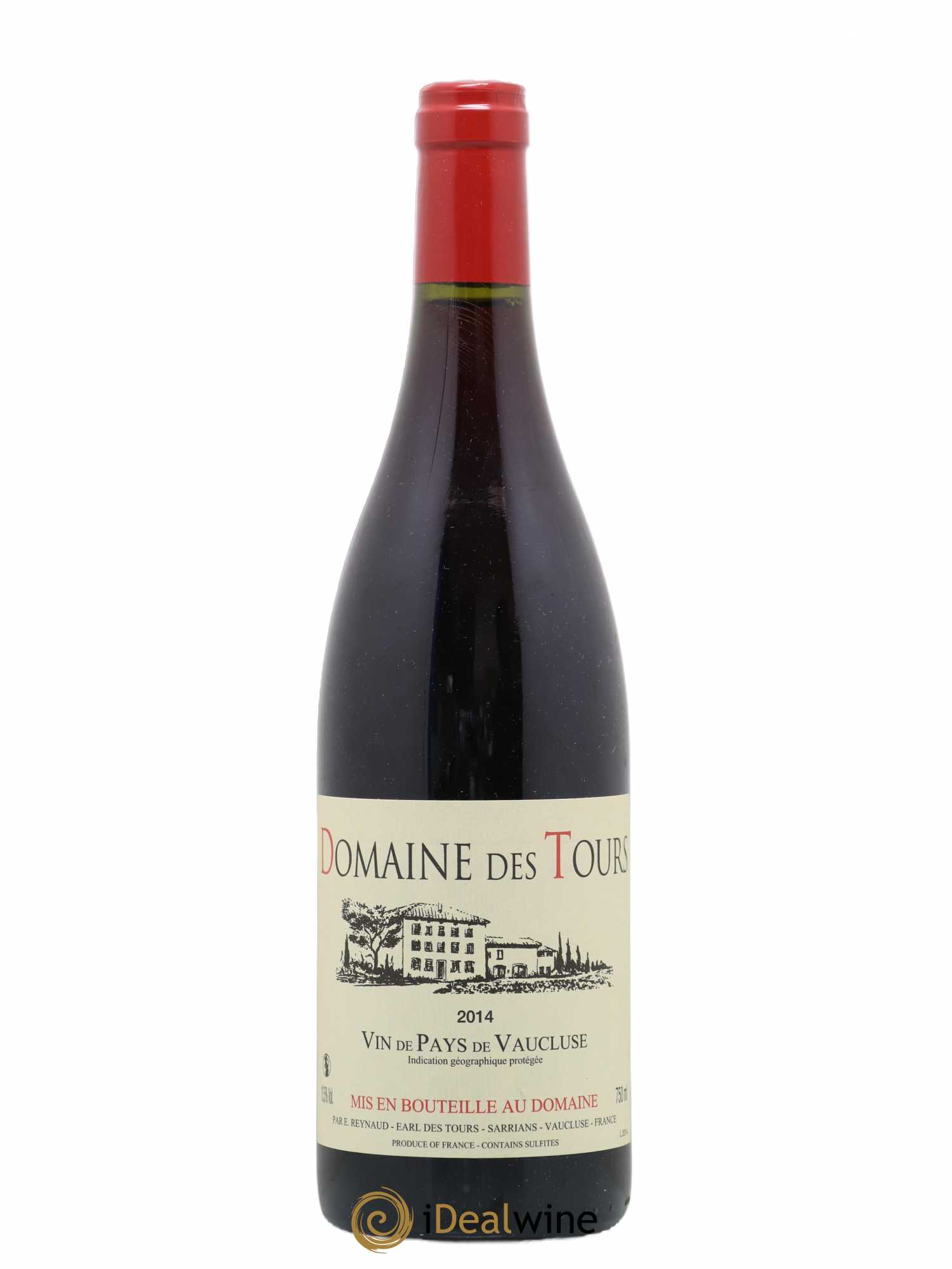 Vaucluse (Vin de Pays de Vaucluse) Domaine des Tours Emmanuel Reynaud 2014 - Lot de 1 bouteille - 0