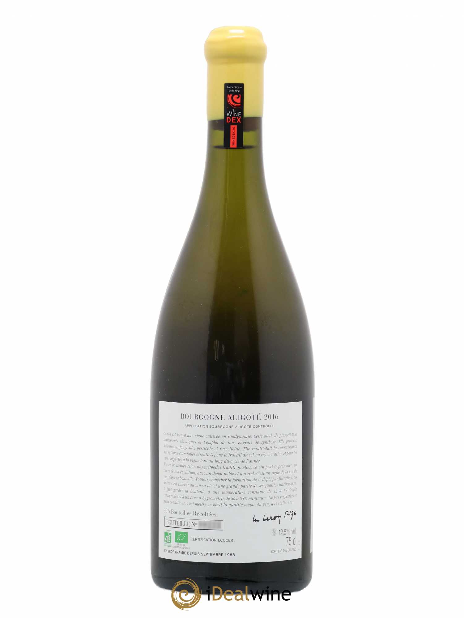 Bourgogne Aligoté Sous Chatelet d'Auvenay (Domaine) 2016 - Lot de 1 bouteille - 1