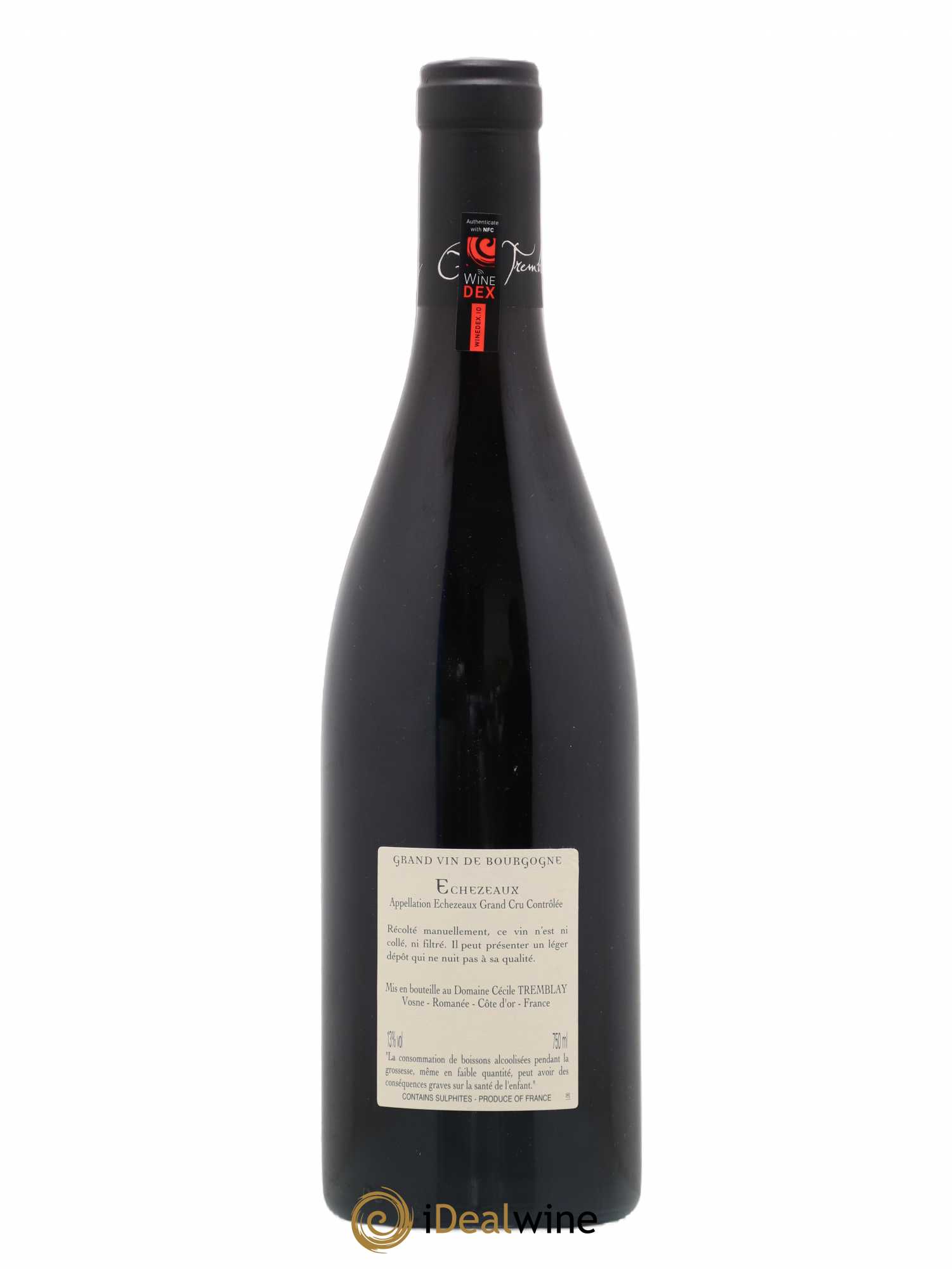Echezeaux Grand Cru du dessus Cécile Tremblay 2016 - Lot de 1 bouteille - 1