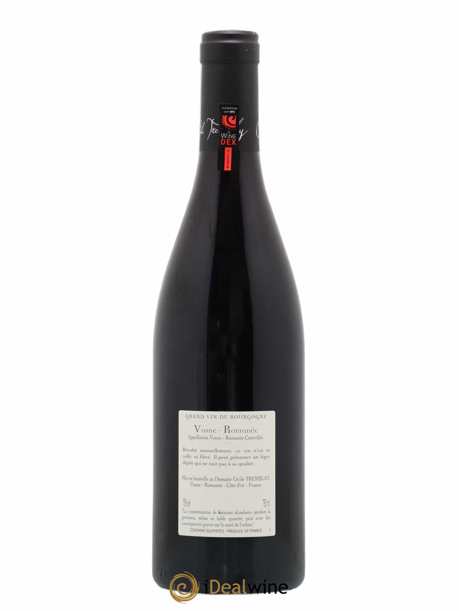 Vosne-Romanée Vieilles Vignes Cécile Tremblay 2016 - Lot de 1 bouteille - 1