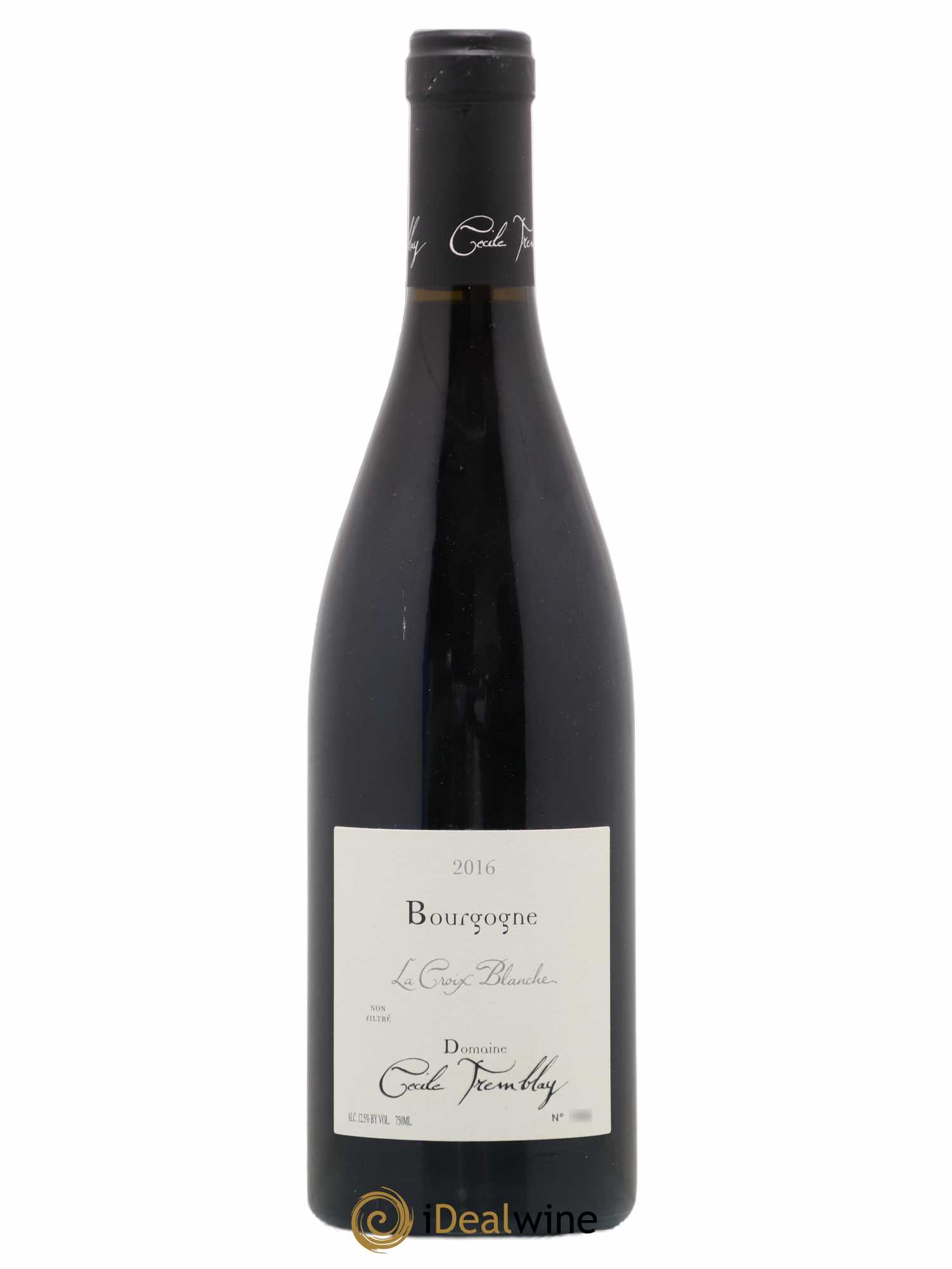 Bourgogne La Croix Blanche Cécile Tremblay 2016 - Lot de 1 bouteille - 0