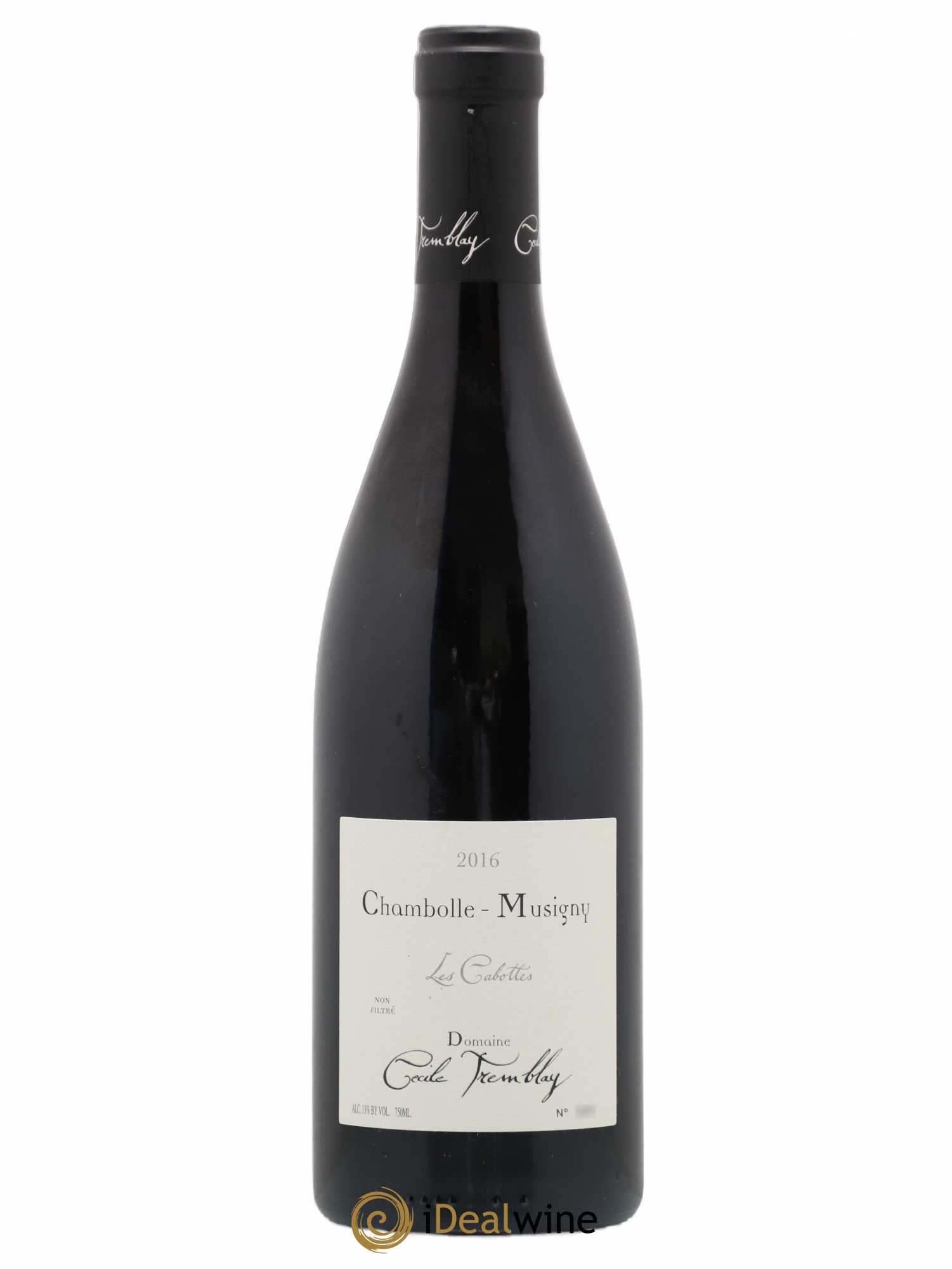 Chambolle-Musigny Les Cabottes Cécile Tremblay 2016 - Lot de 1 bouteille - 0