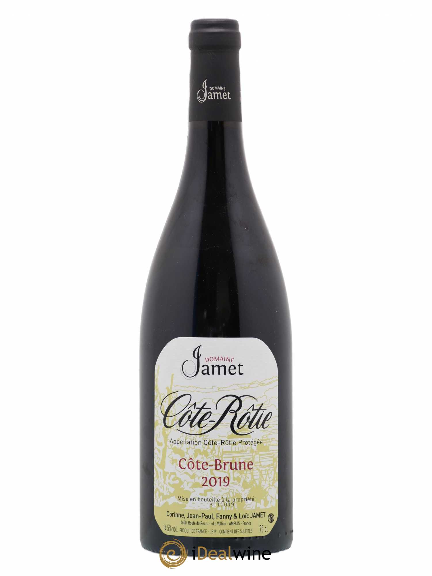 Côte-Rôtie Côte Brune Jamet (Domaine) 2019 - Lot de 1 bouteille - 0