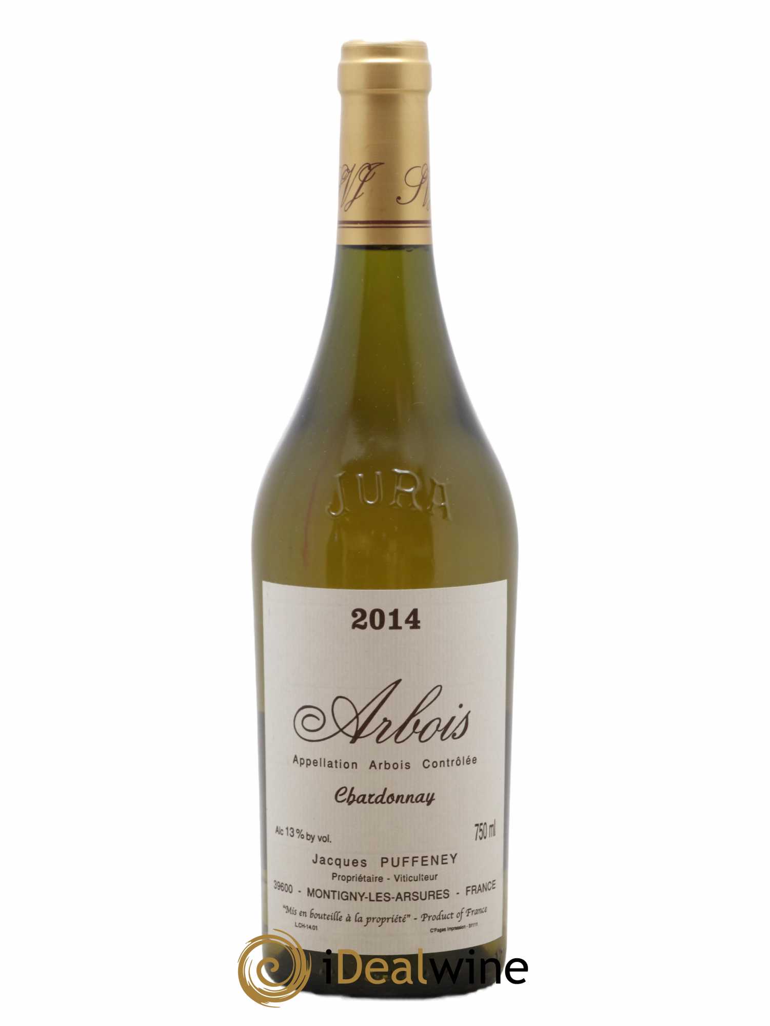 Arbois Chardonnay Jacques Puffeney 2014 - Lot de 1 bouteille - 0