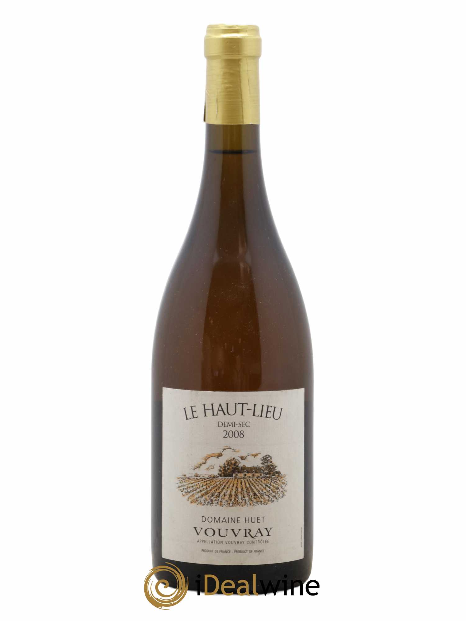 Vouvray Le Haut-Lieu Demi-Sec Domaine Huet 2008 - Lot de 1 bouteille - 0