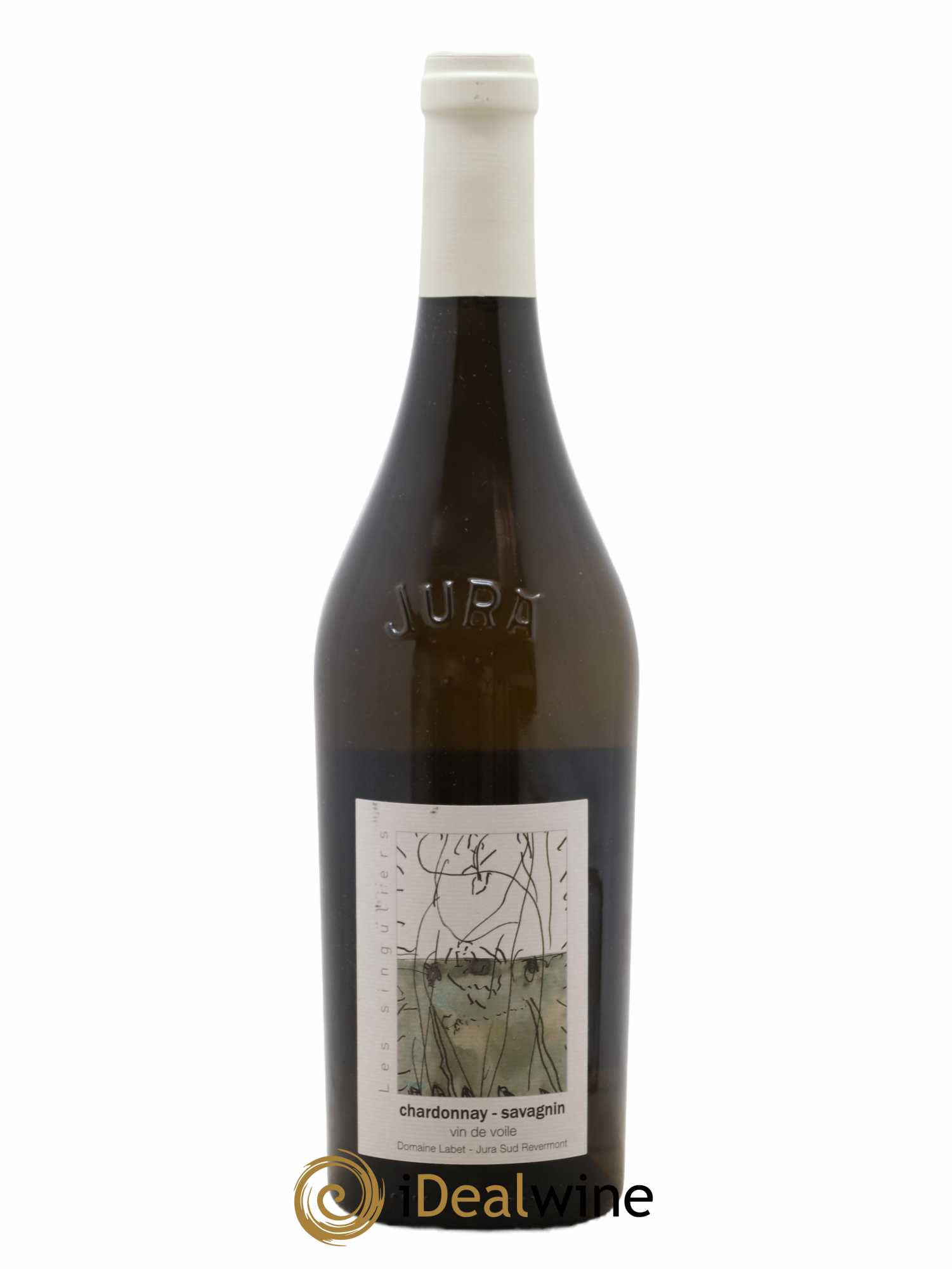 Côtes du Jura Vin de Voile Chardonnay-Savagnin cuvée de garde Romain - Julien - Charline Labet 2015 - Lot de 1 bouteille - 0