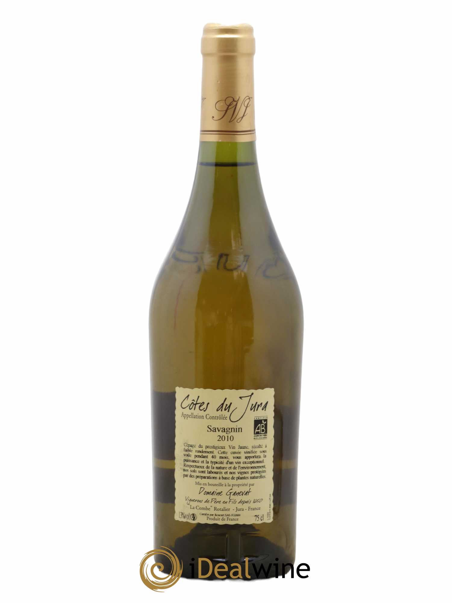 Côtes du Jura Cuvée Prestige Jean-François Ganevat (Domaine) 2010 - Lot de 1 bouteille - 1