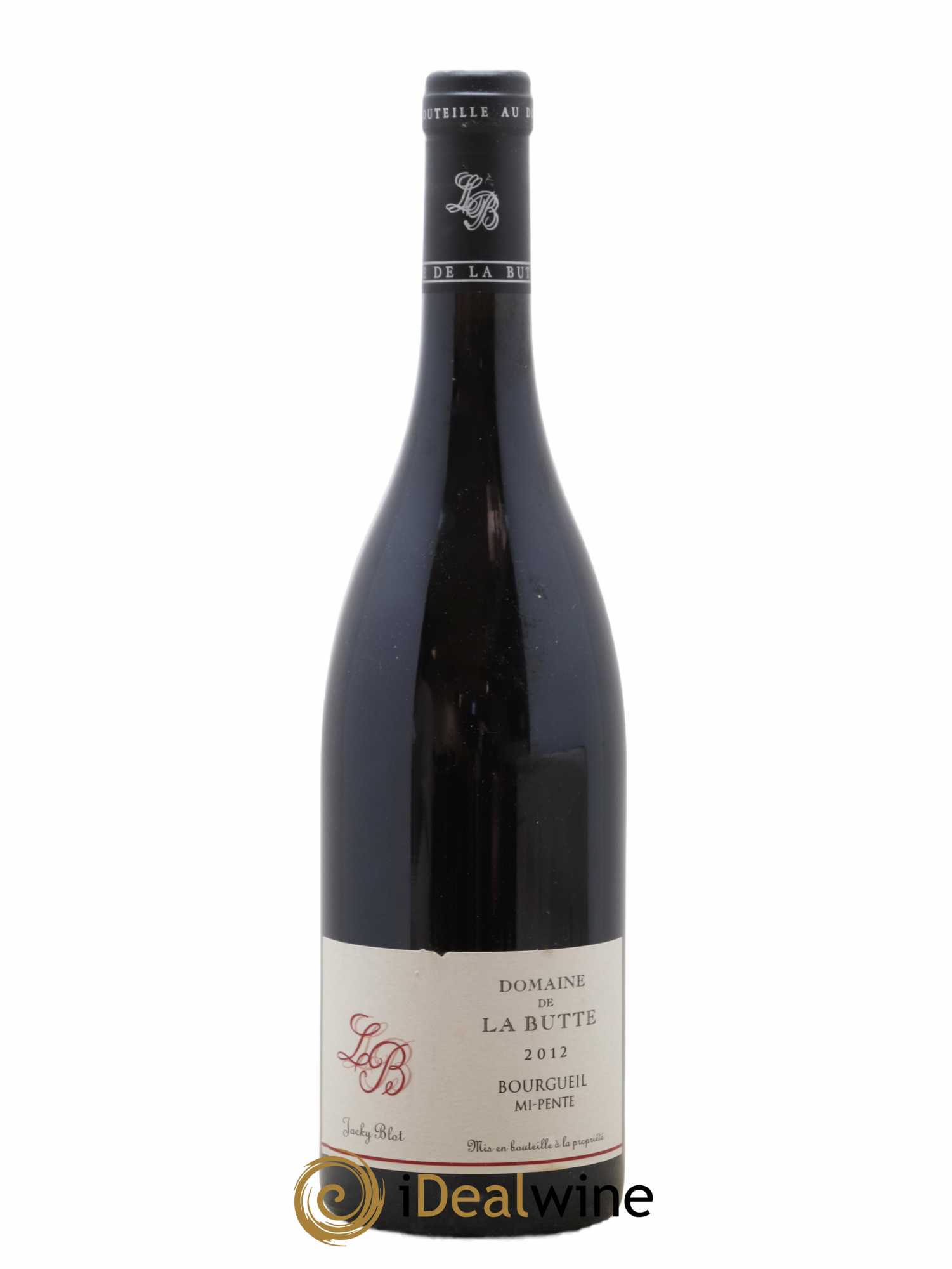 Bourgueil Mi-Pente Domaine de La Butte - Jacky Blot 2012 - Lot de 1 bouteille - 0