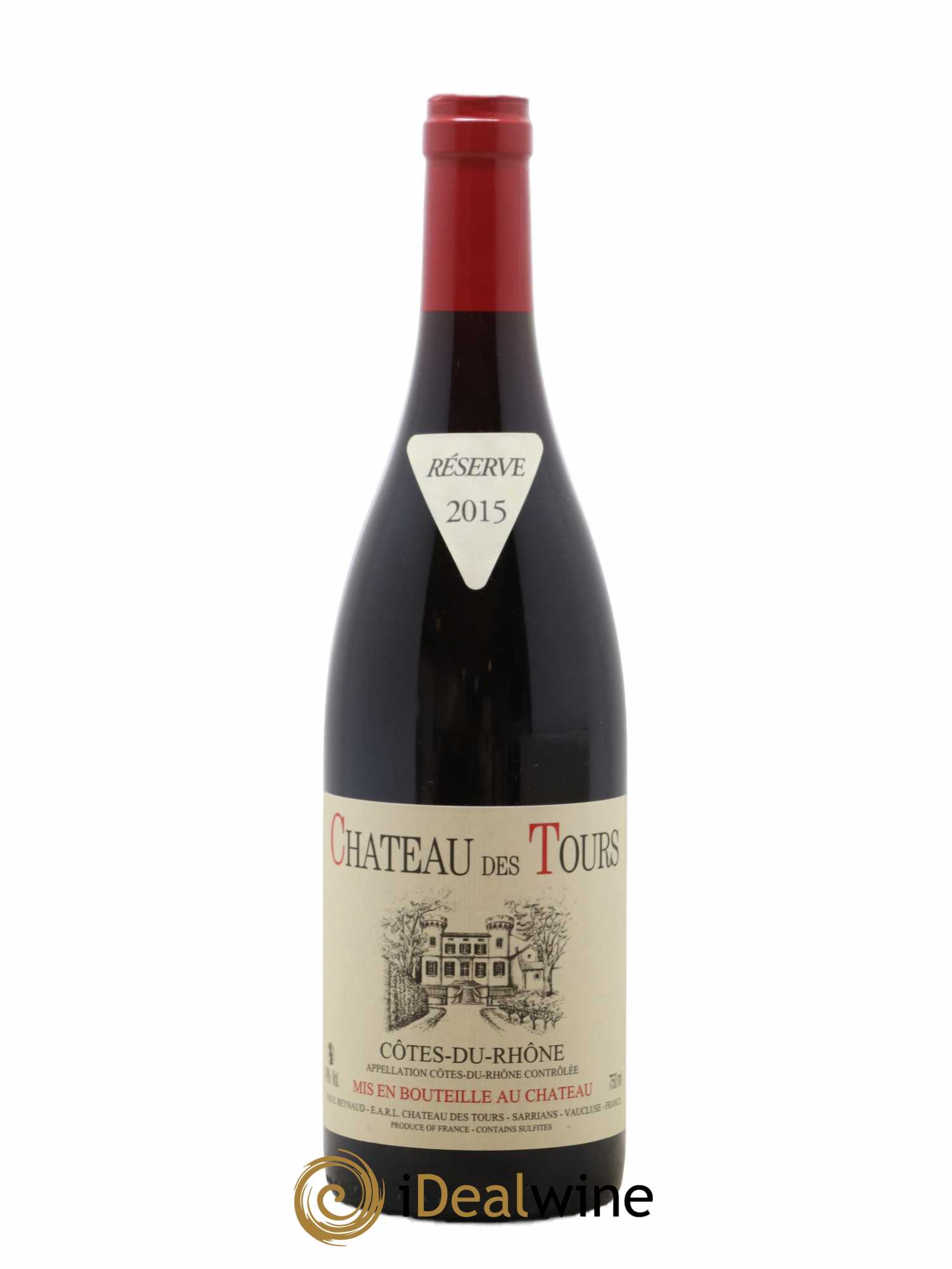 Côtes-du-Rhône Château des Tours Emmanuel Reynaud 2015 - Lot de 1 bouteille - 0
