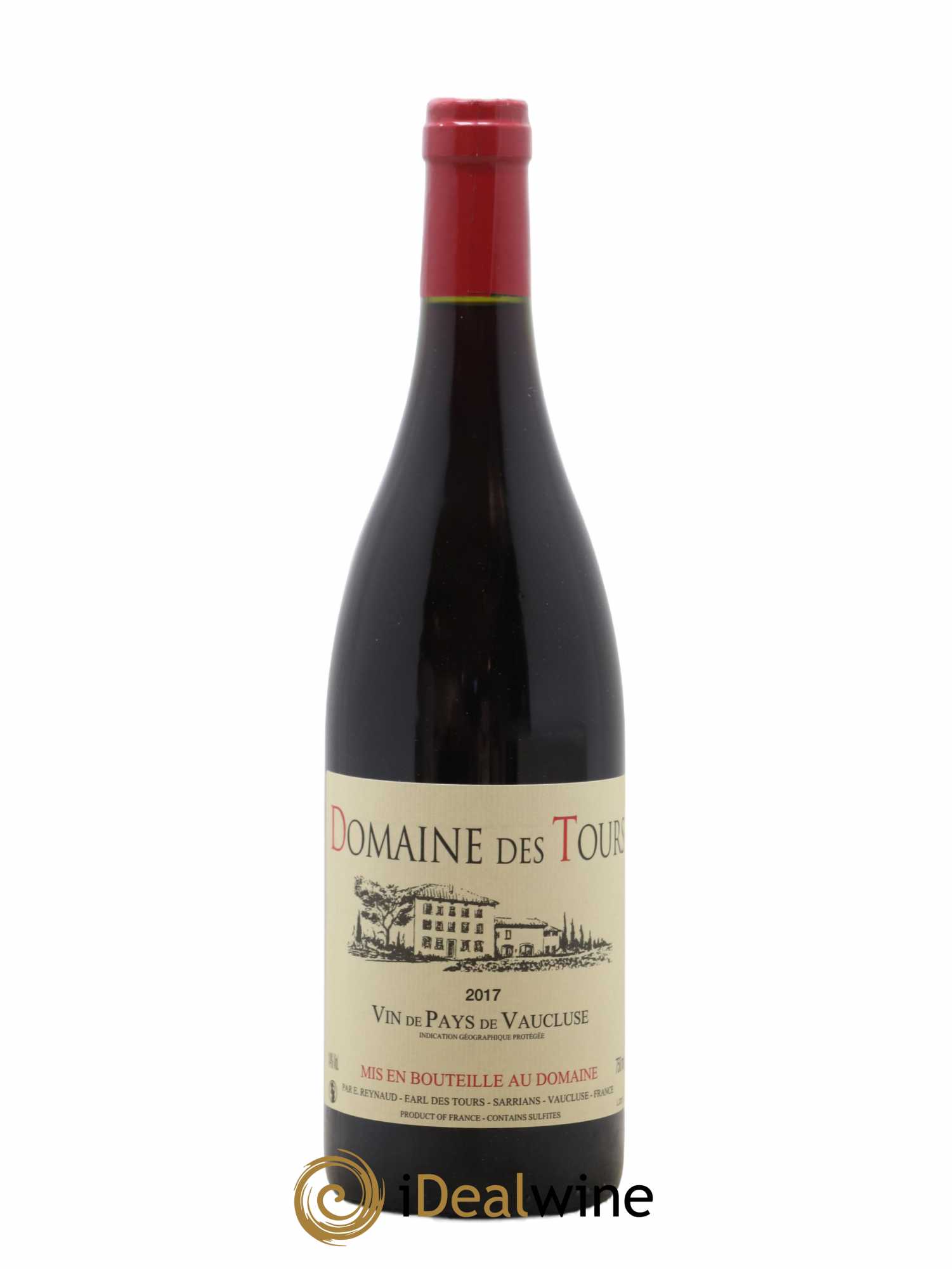 Vaucluse (Vin de Pays de Vaucluse) Domaine des Tours Emmanuel Reynaud 2017 - Lot de 1 bouteille - 0