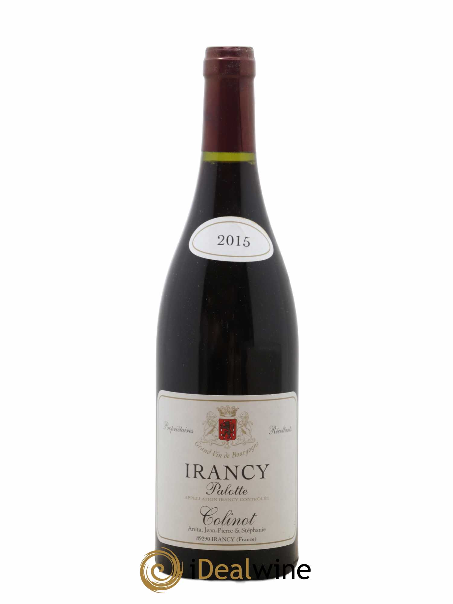 Irancy Palotte Colinot 2015 - Lot de 1 bouteille - 0