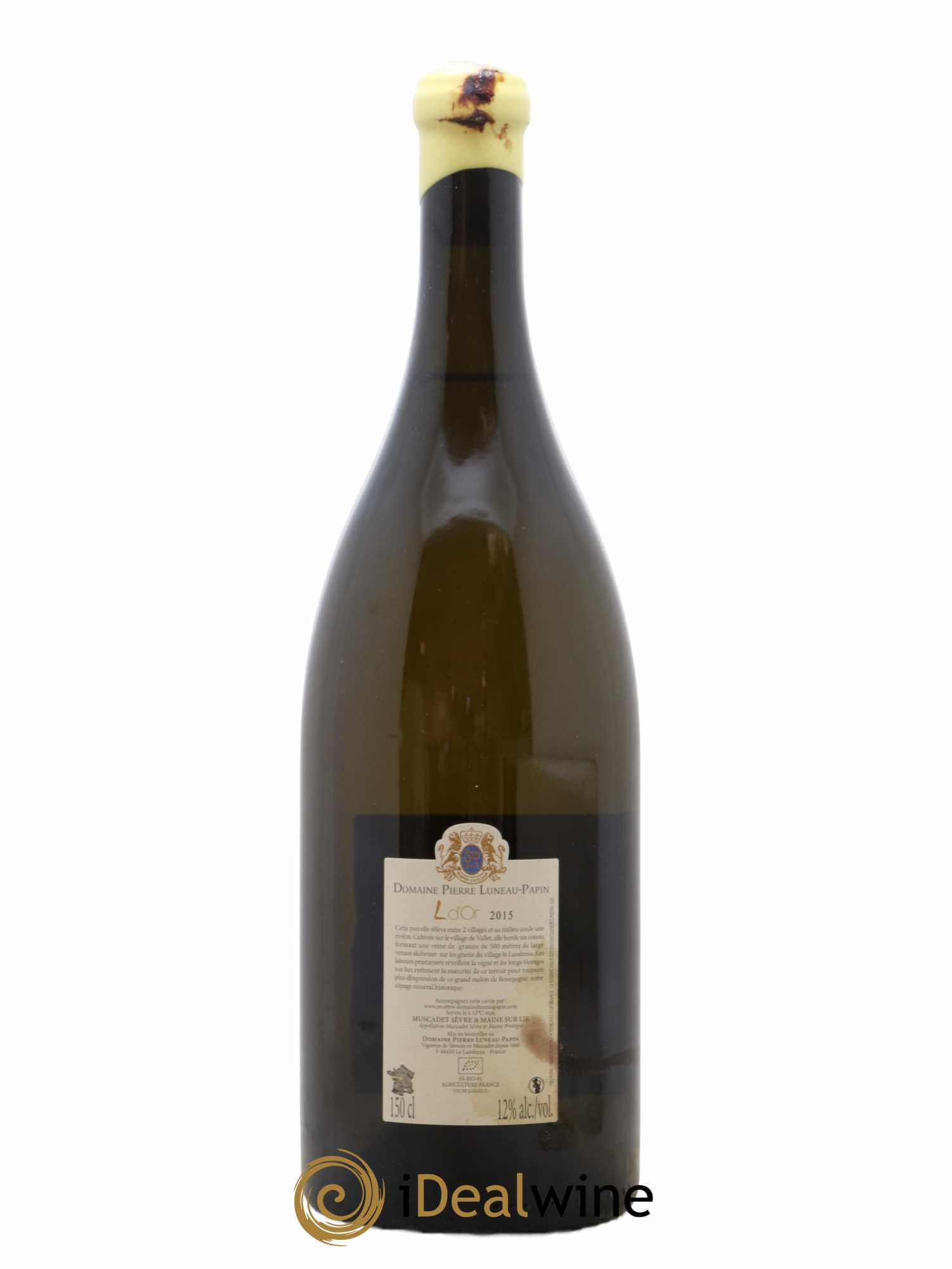 Muscadet-Sèvre-et-Maine L D'Or Luneau-Papin 2015 - Lot de 1 magnum - 1