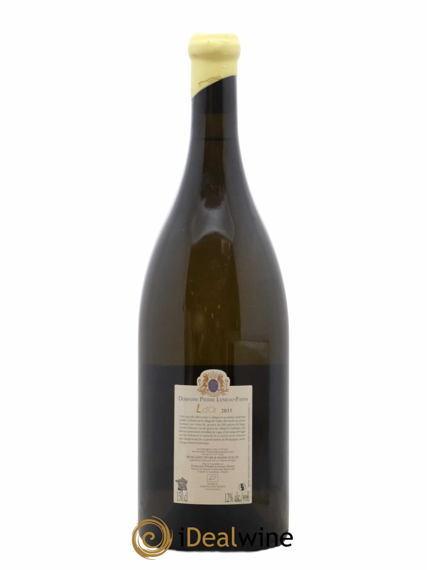 Muscadet-Sèvre-et-Maine L D'Or Luneau-Papin 2015 - Lot de 1 magnum - 1