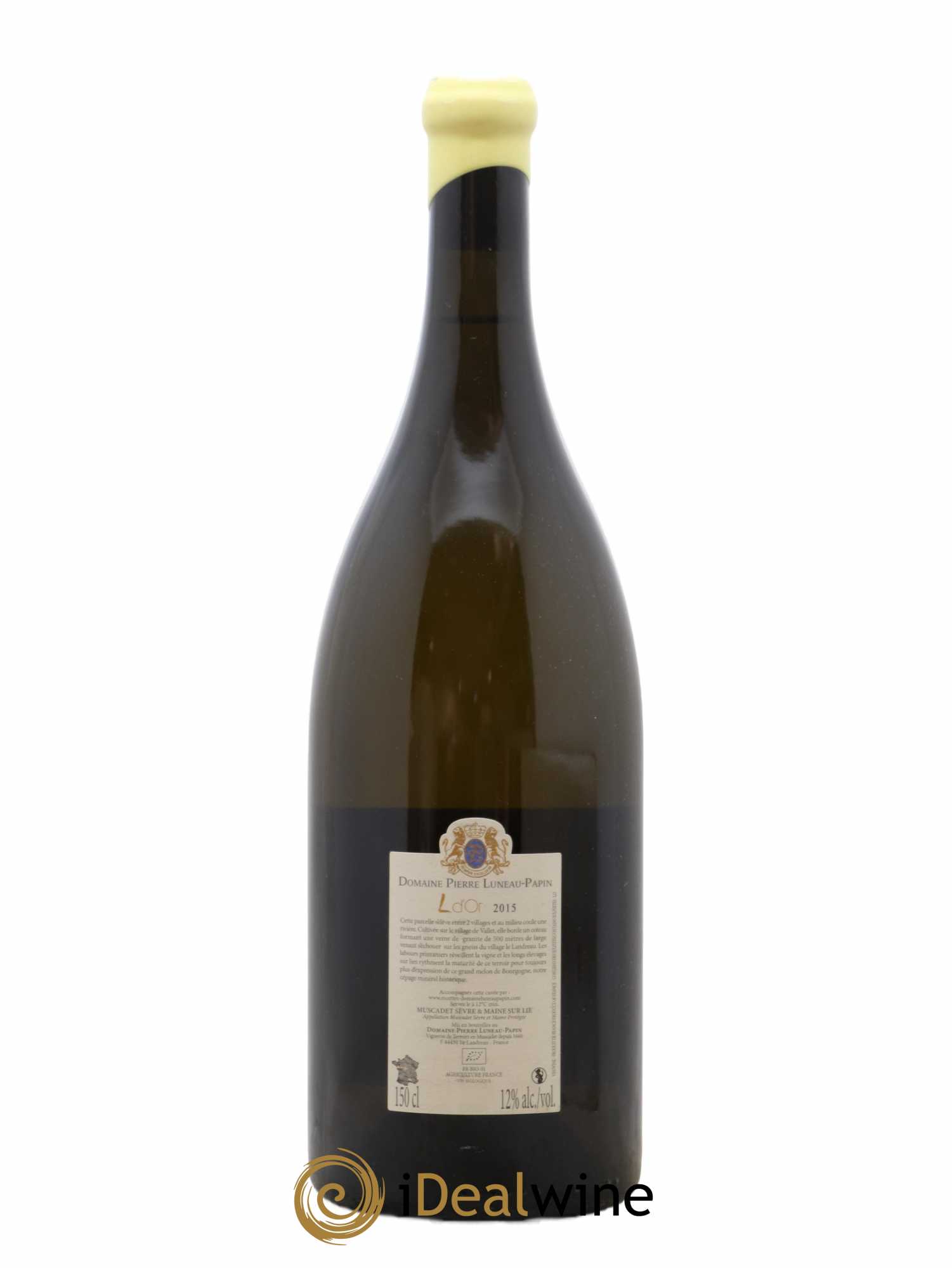 Muscadet-Sèvre-et-Maine L D'Or Luneau-Papin 2015 - Lot de 1 magnum - 1