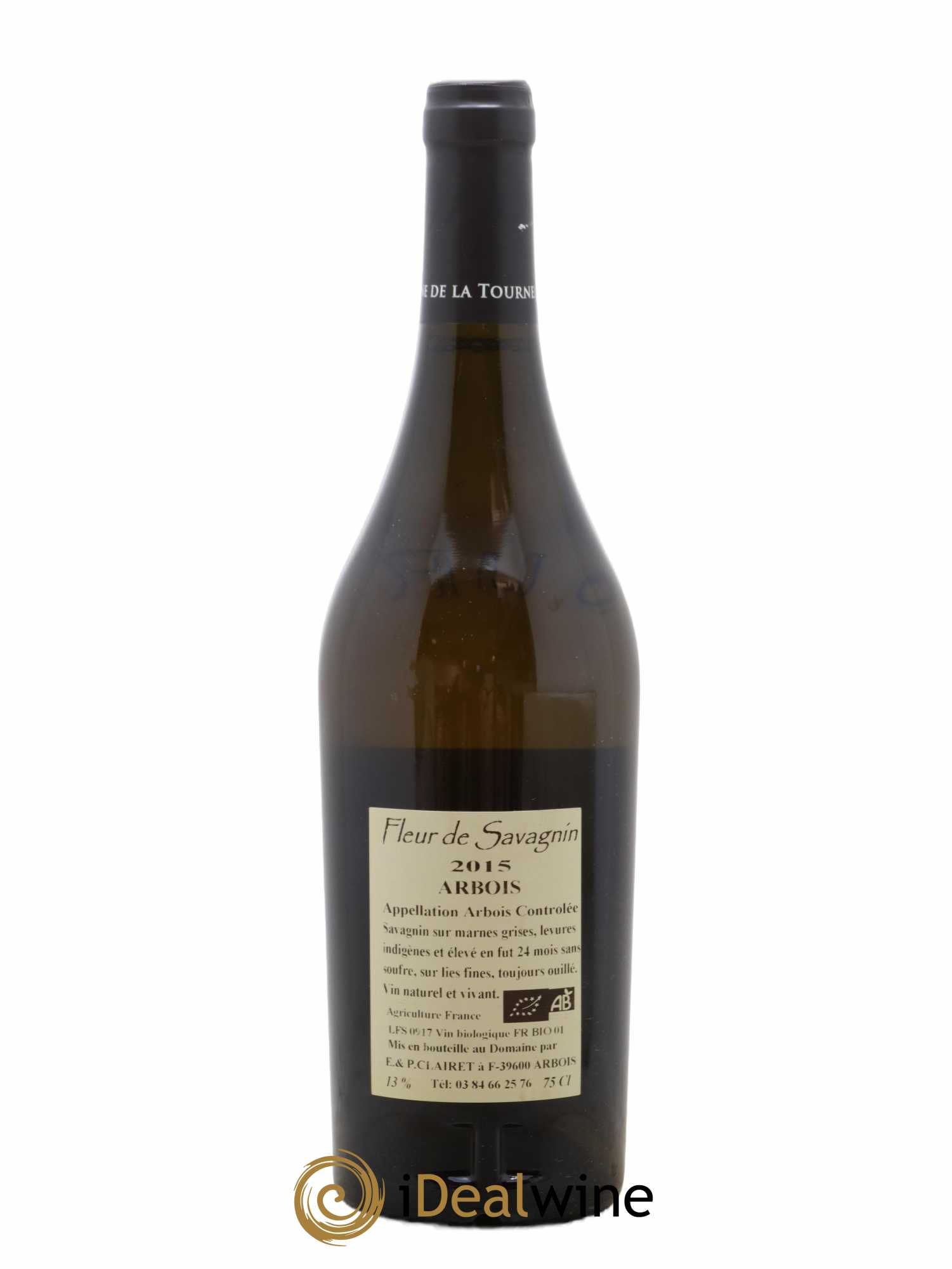 Arbois Fleur de savagnin Domaine de la Tournelle 2015 - Lot de 1 bouteille - 1