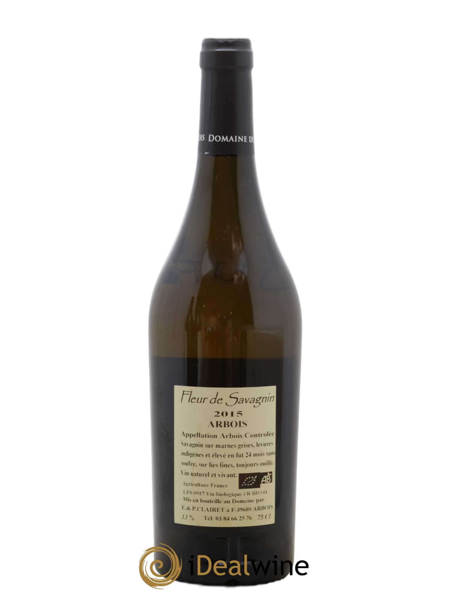 Arbois Fleur de savagnin Domaine de la Tournelle 2015 - Lot de 1 bouteille - 1