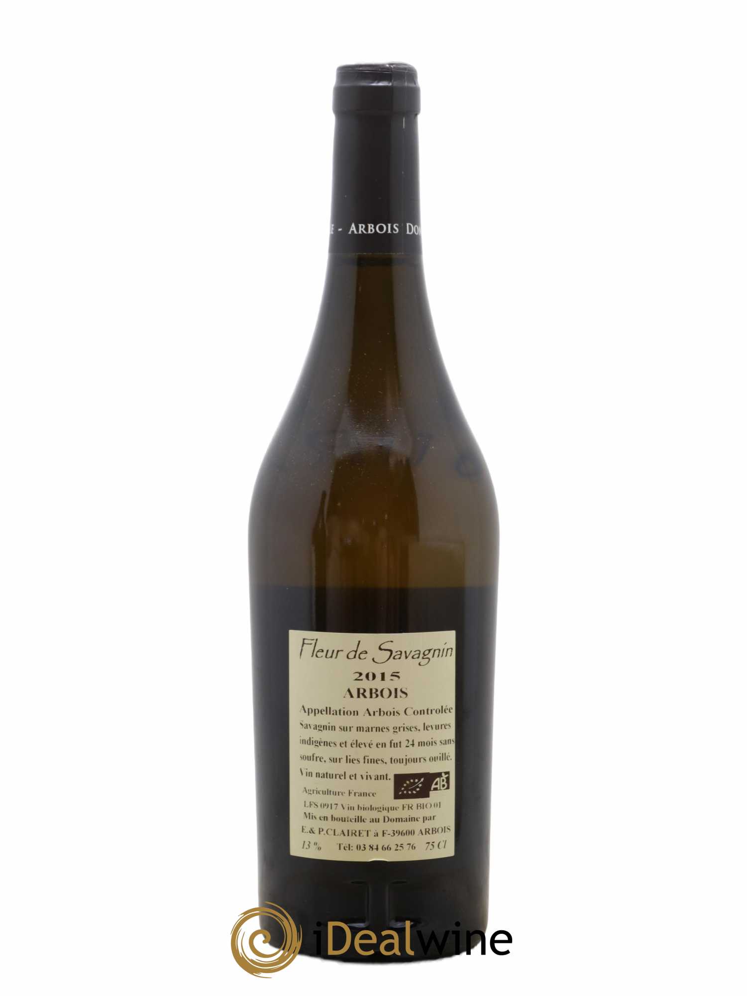Arbois Fleur de savagnin Domaine de la Tournelle 2015 - Lot de 1 bouteille - 1