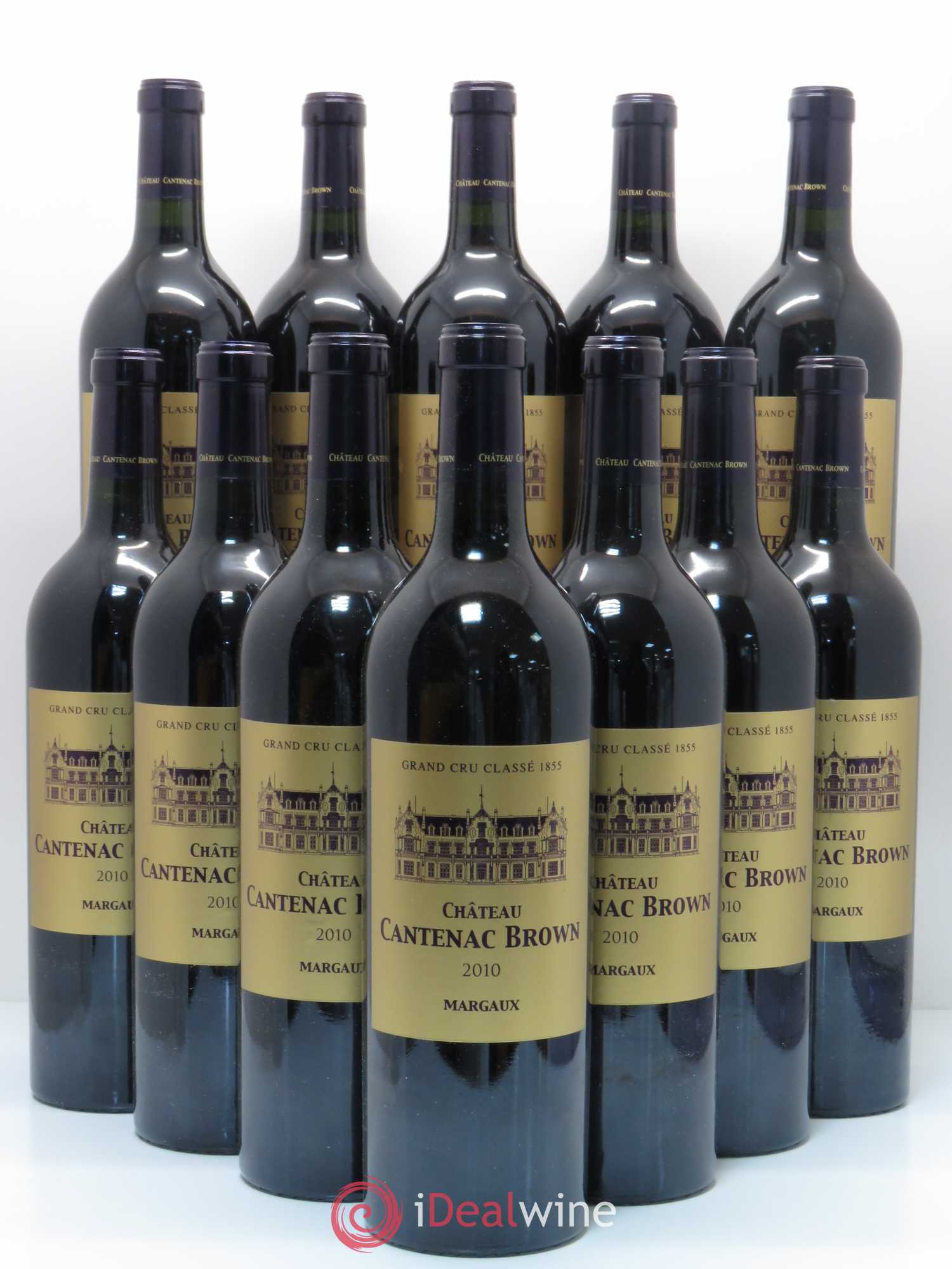 Château Cantenac Brown 3ème Grand Cru Classé 2010 - Lot de 12 bouteilles - 0