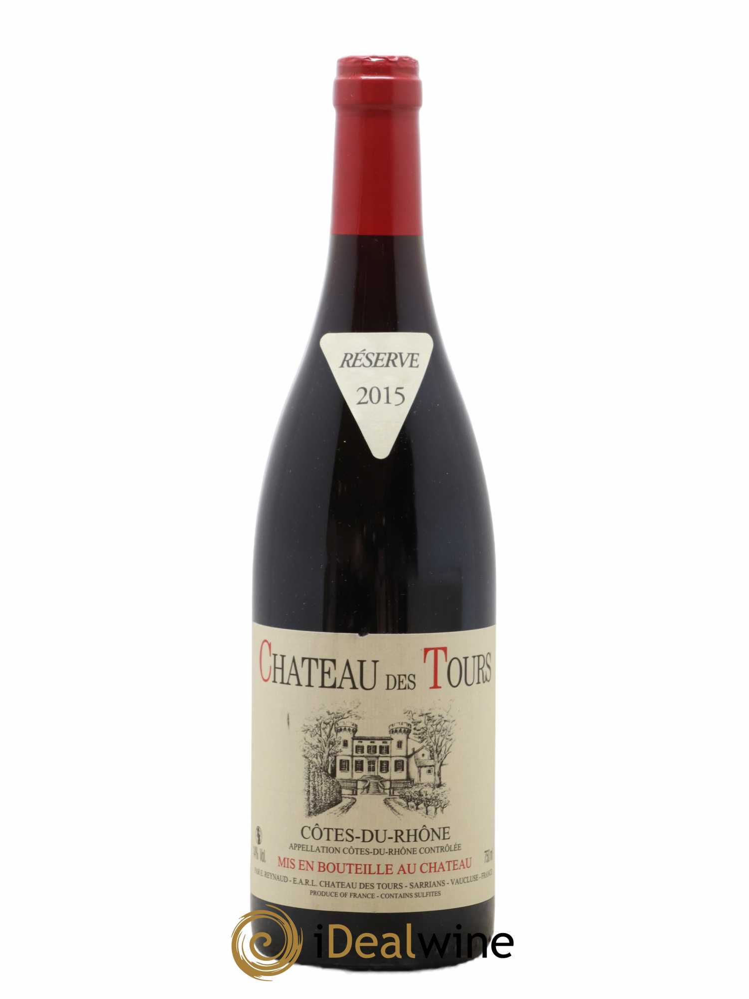 Côtes-du-Rhône Château des Tours Emmanuel Reynaud 2015 - Lot de 1 bouteille - 0