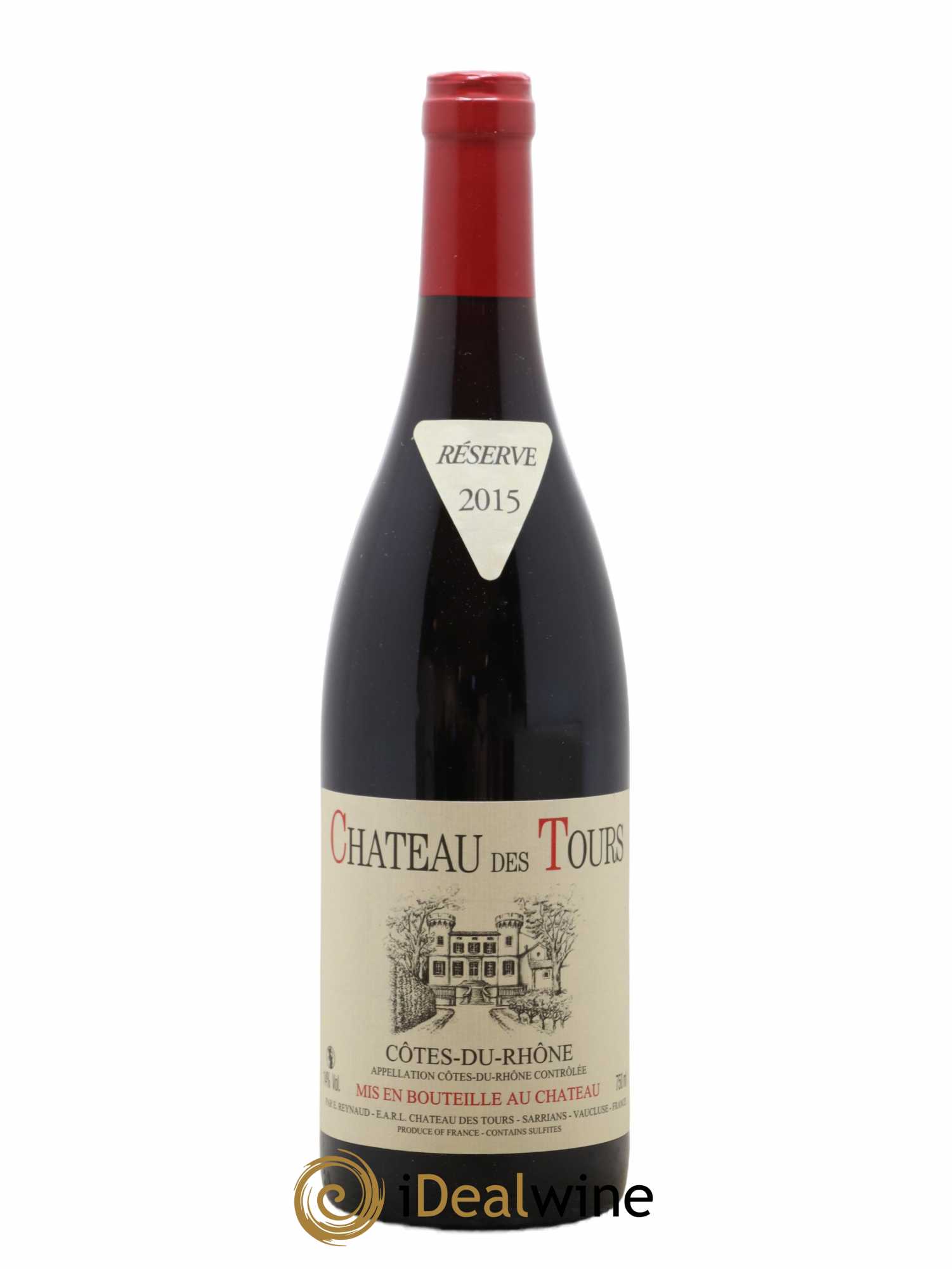 Côtes-du-Rhône Château des Tours Emmanuel Reynaud 2015 - Lot de 1 bouteille - 0