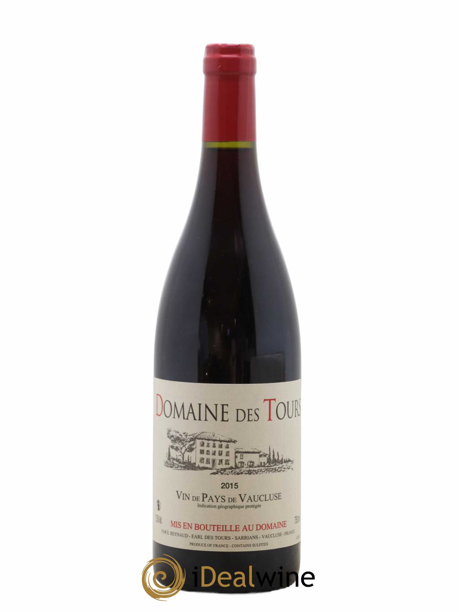 Vaucluse (Vin de Pays de Vaucluse) Domaine des Tours Emmanuel Reynaud 2015 - Lot de 1 bouteille - 0