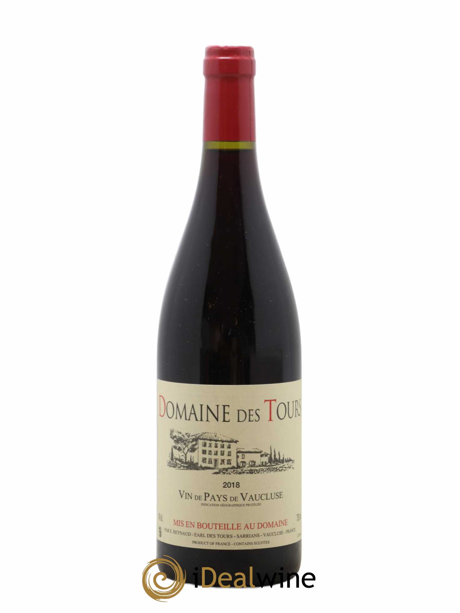 Vaucluse (Vin de Pays de Vaucluse) Domaine des Tours Emmanuel Reynaud 2018 - Lot de 1 bouteille - 0