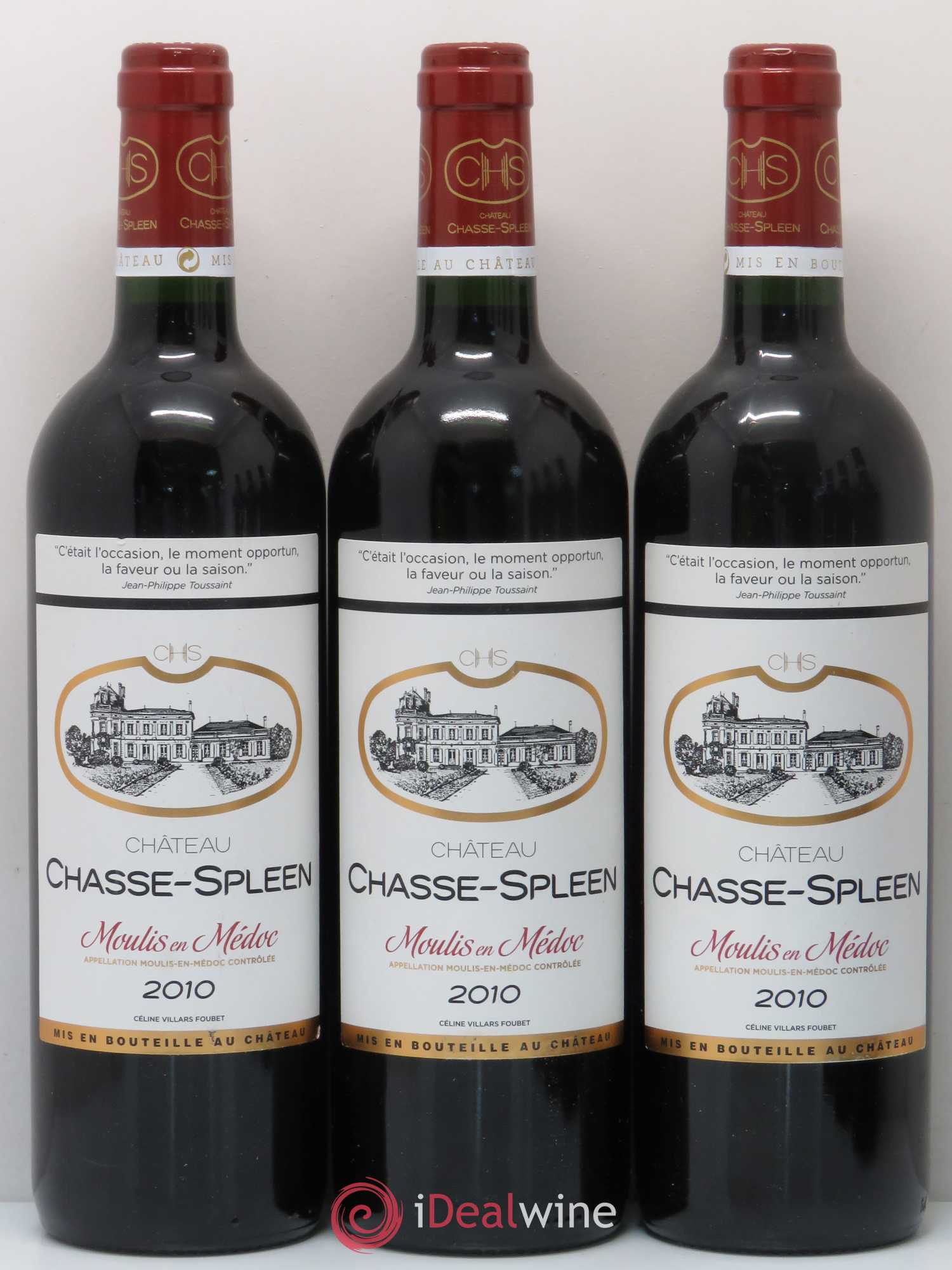 Château Chasse Spleen 2010 - Lot de 6 bouteilles - 2